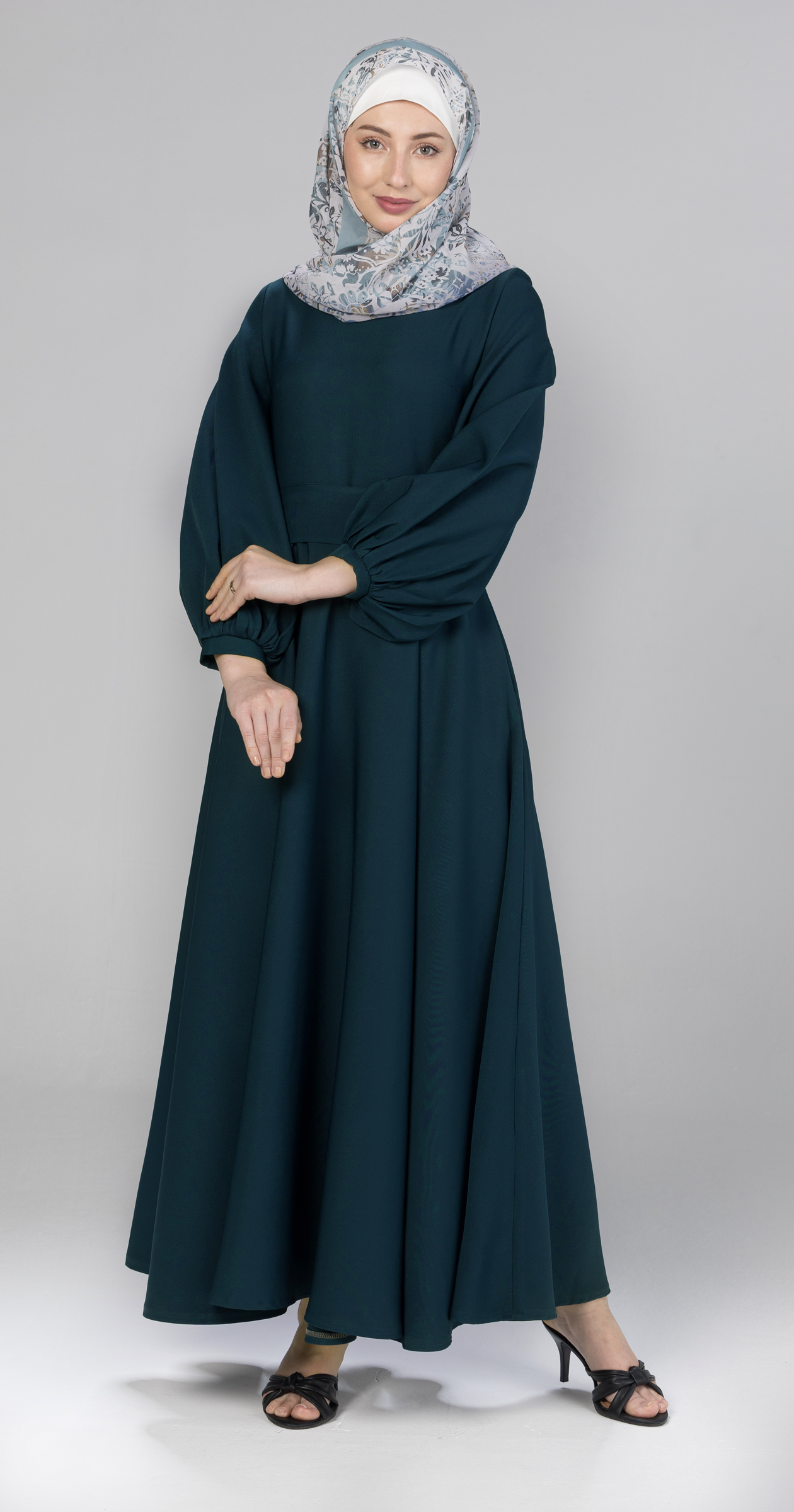 Master Piece/Bishop Sleeve Flare Dress (Pre-order/10-15 Days to be ready)