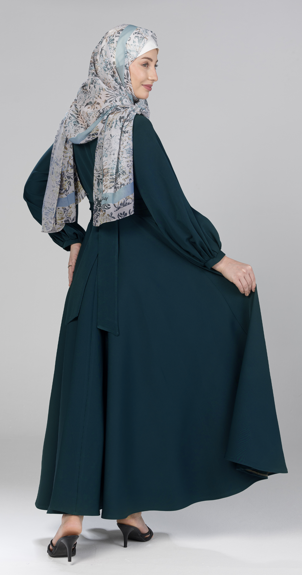 Master Piece/Bishop Sleeve Flare Dress (Pre-order/10-15 Days to be ready)