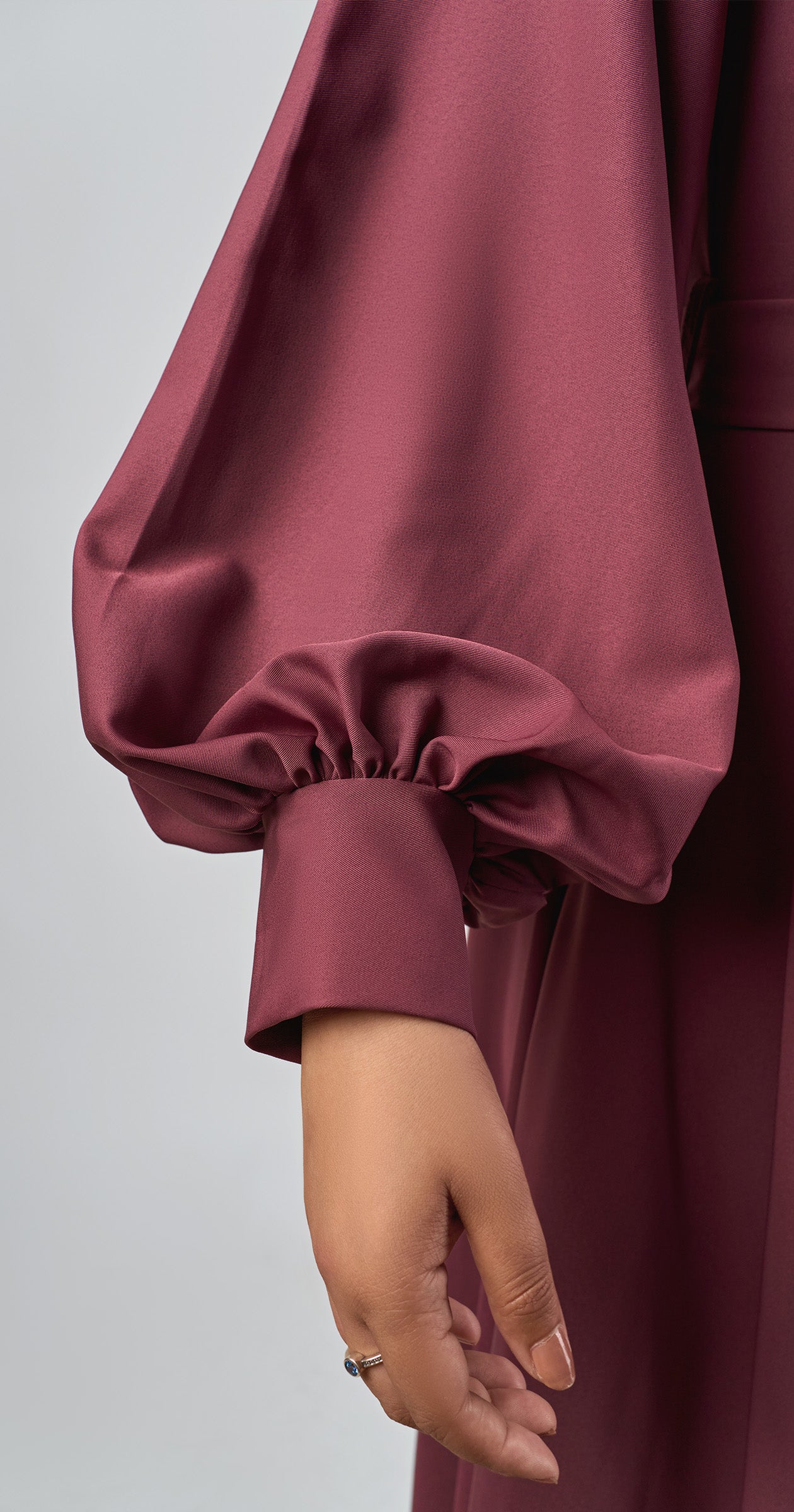 Amara Bloom Flare Dress -Rose Wood