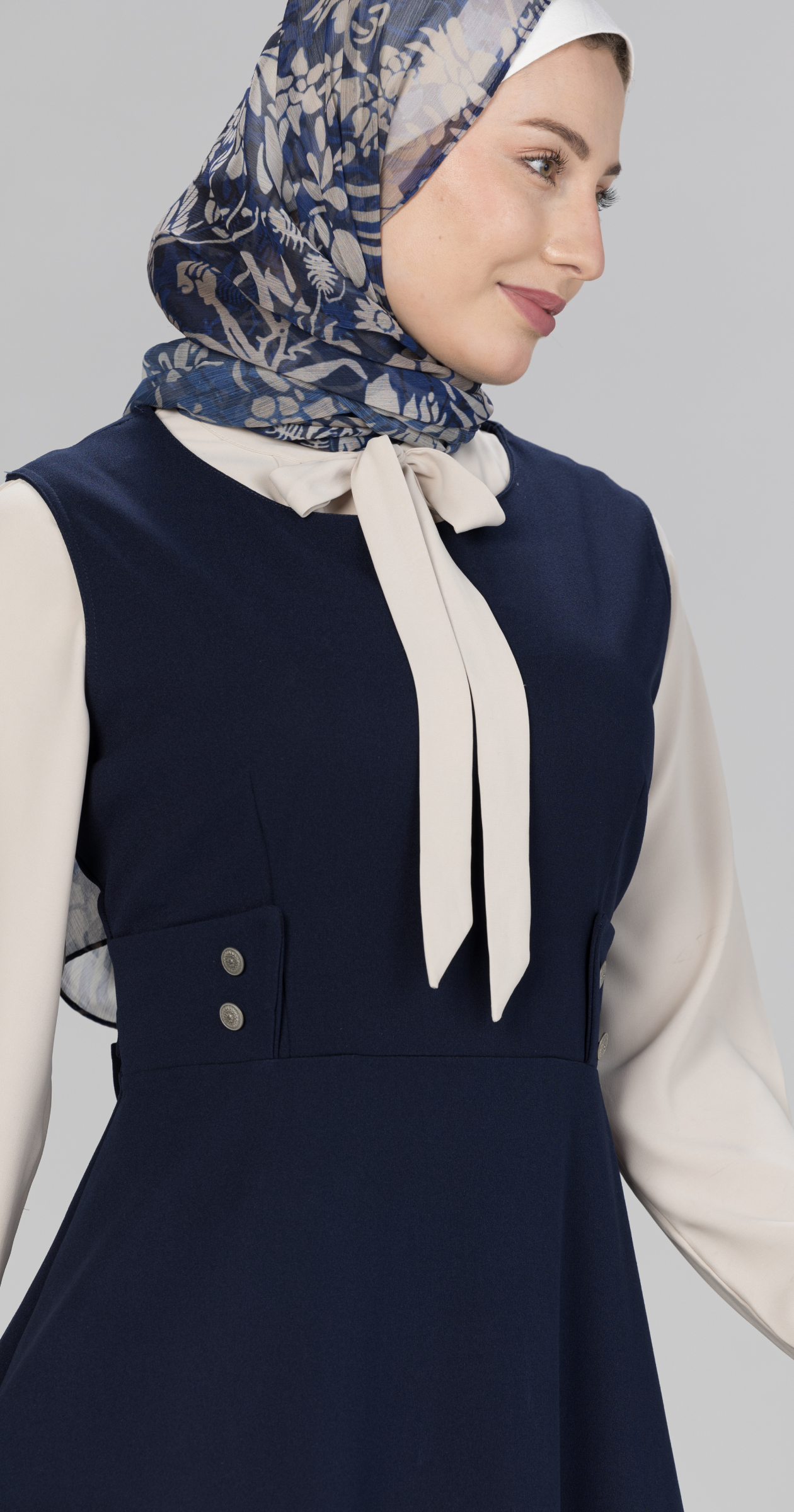 Sleeveless Flare Dress with Waist Band (Pre-order/10-15 Days to be ready)