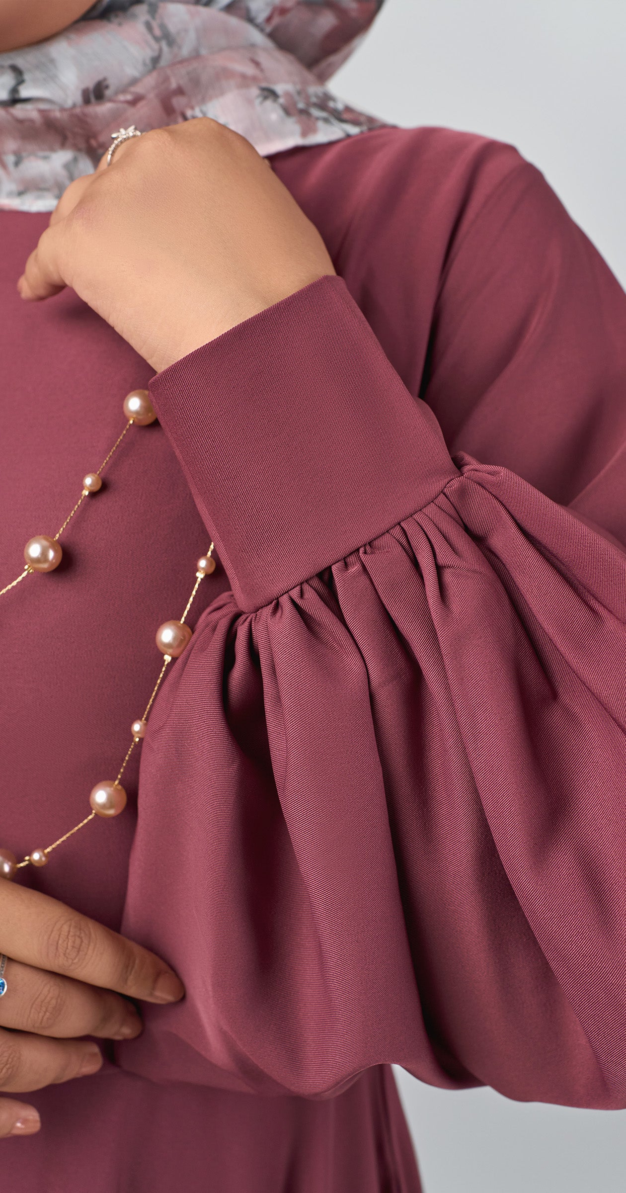 Amara Bloom Flare Dress -Rose Wood