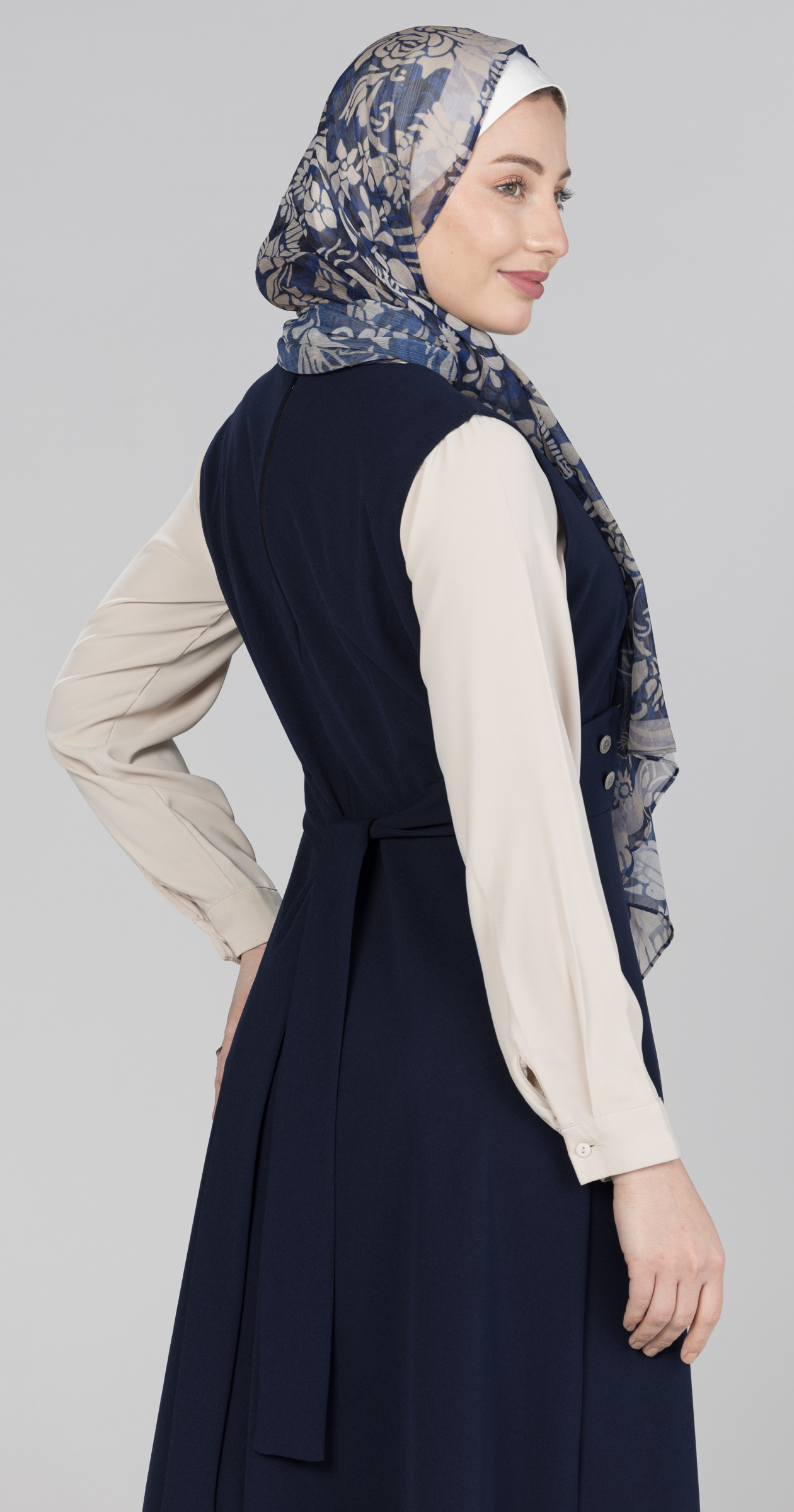 Sleeveless Flare Dress with Waist Band (Pre-order/10-15 Days to be ready)