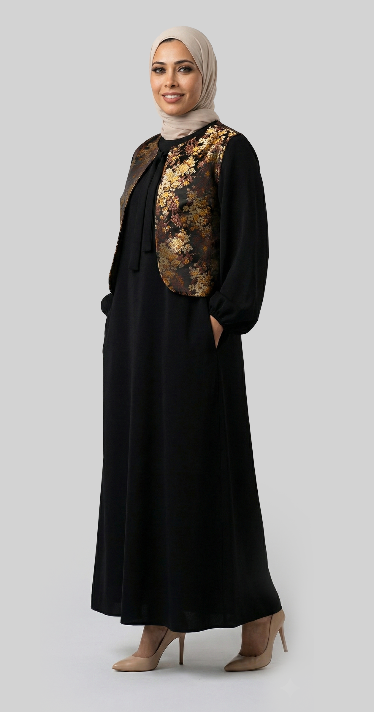 Tatolia Dress (Sleeveless Dress+Vest)