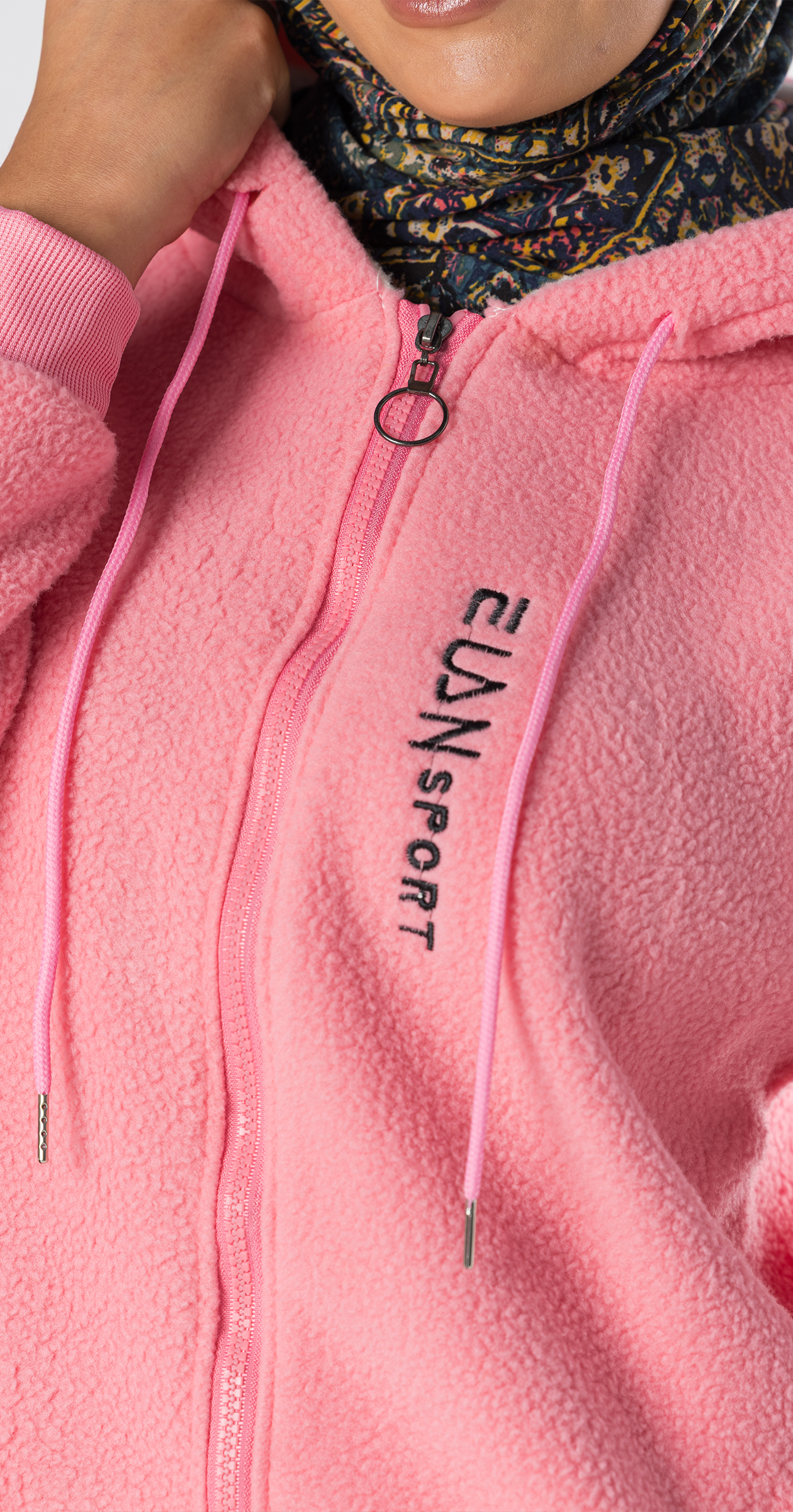 Zip-Up Sherpa Hoodie