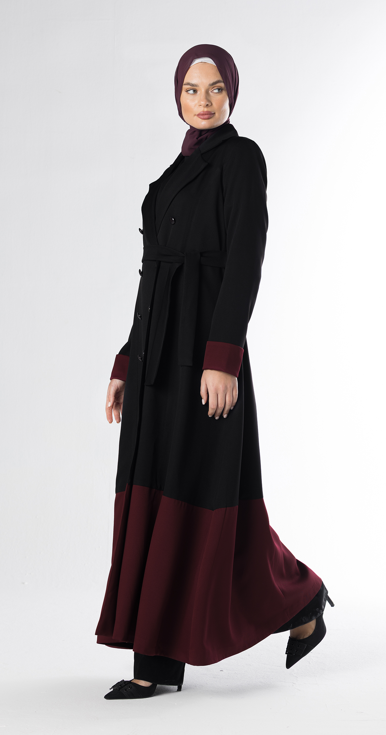 Wind Trench-style Abaya