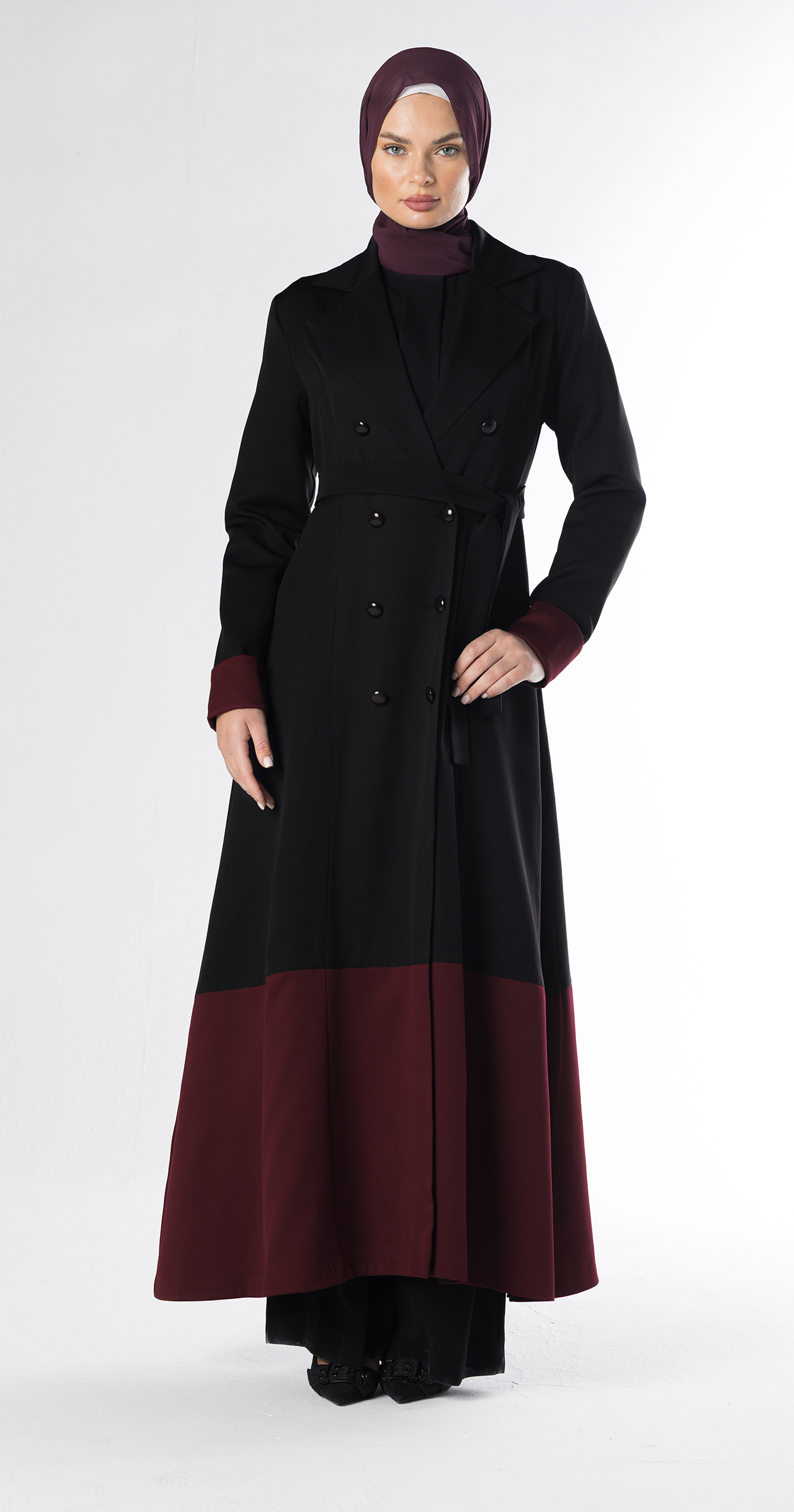 Wind Trench-style Abaya
