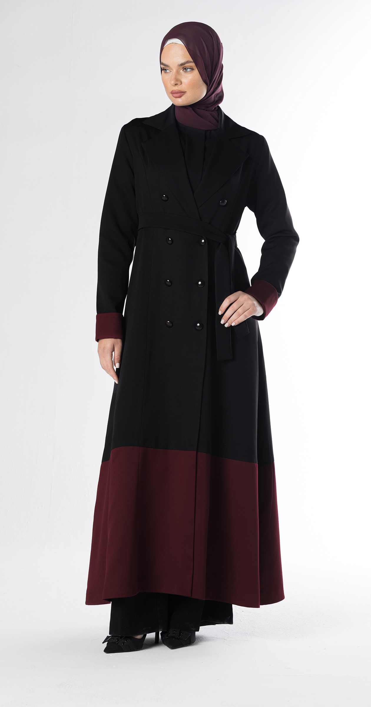 Wind Trench-style Abaya