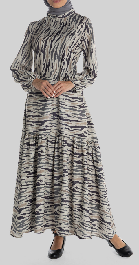 Rana Dress [Zebra]