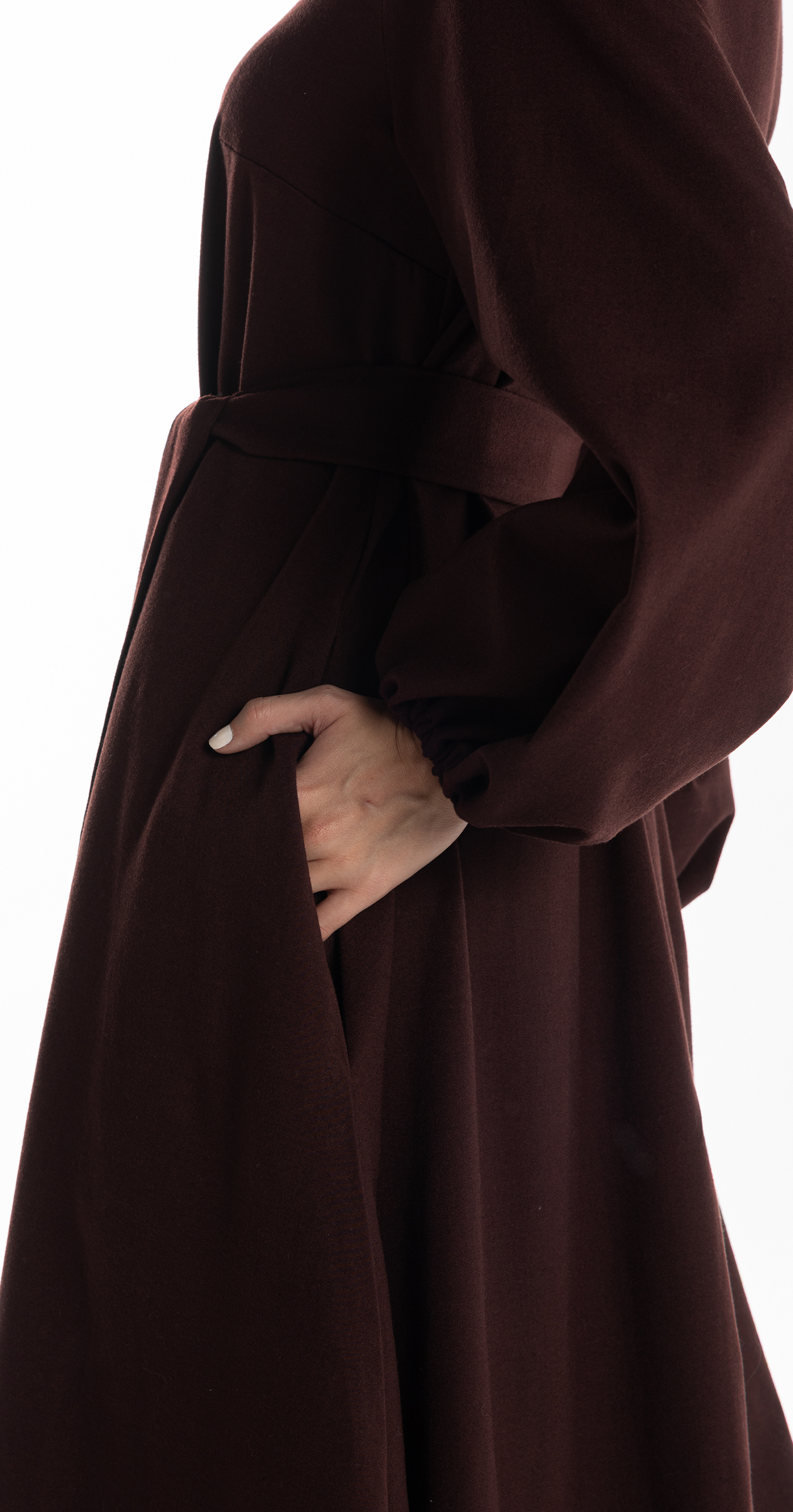 Farida Dress [Maroon]
