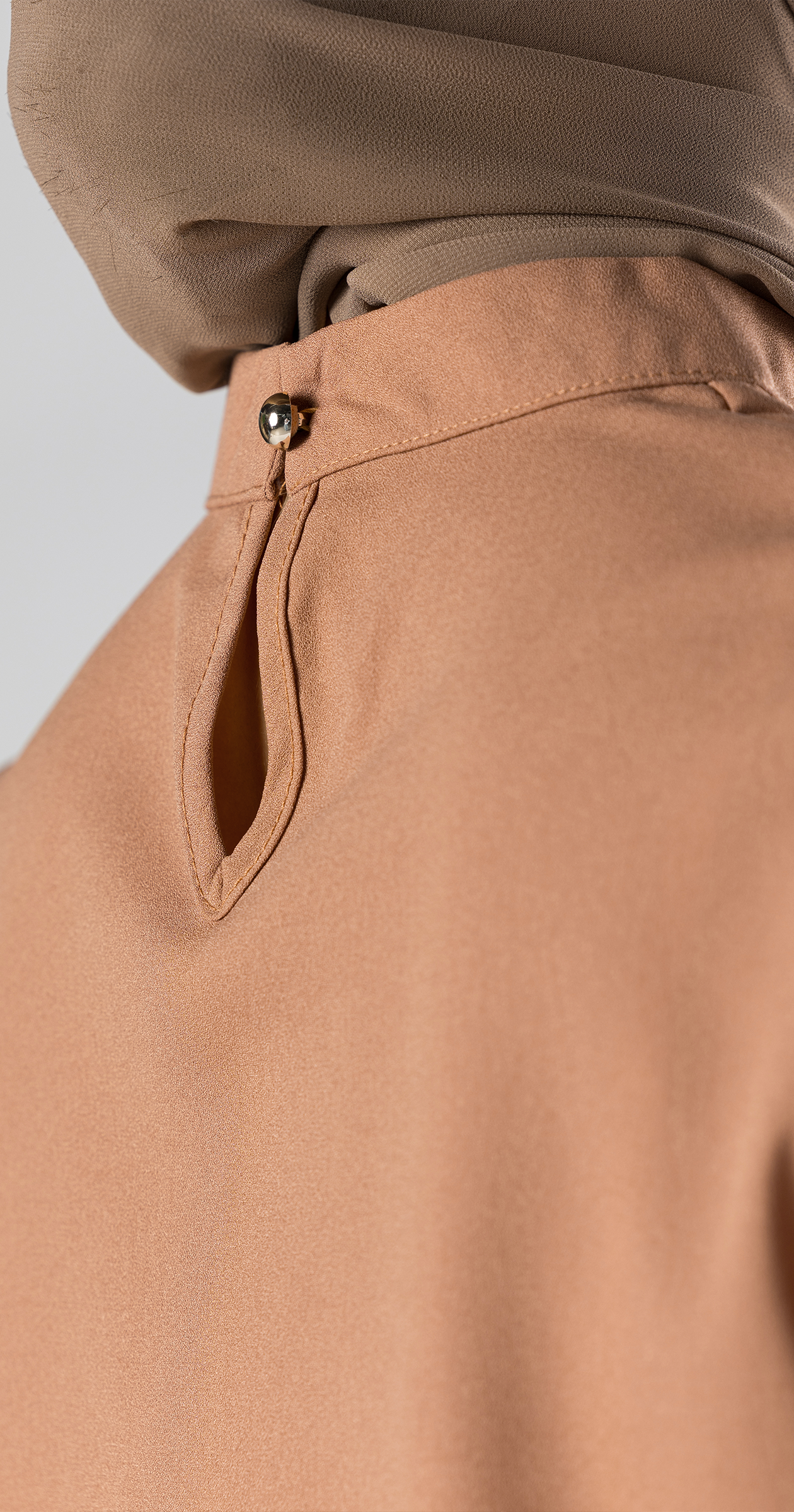 Noa Crepe Blouse/Camel