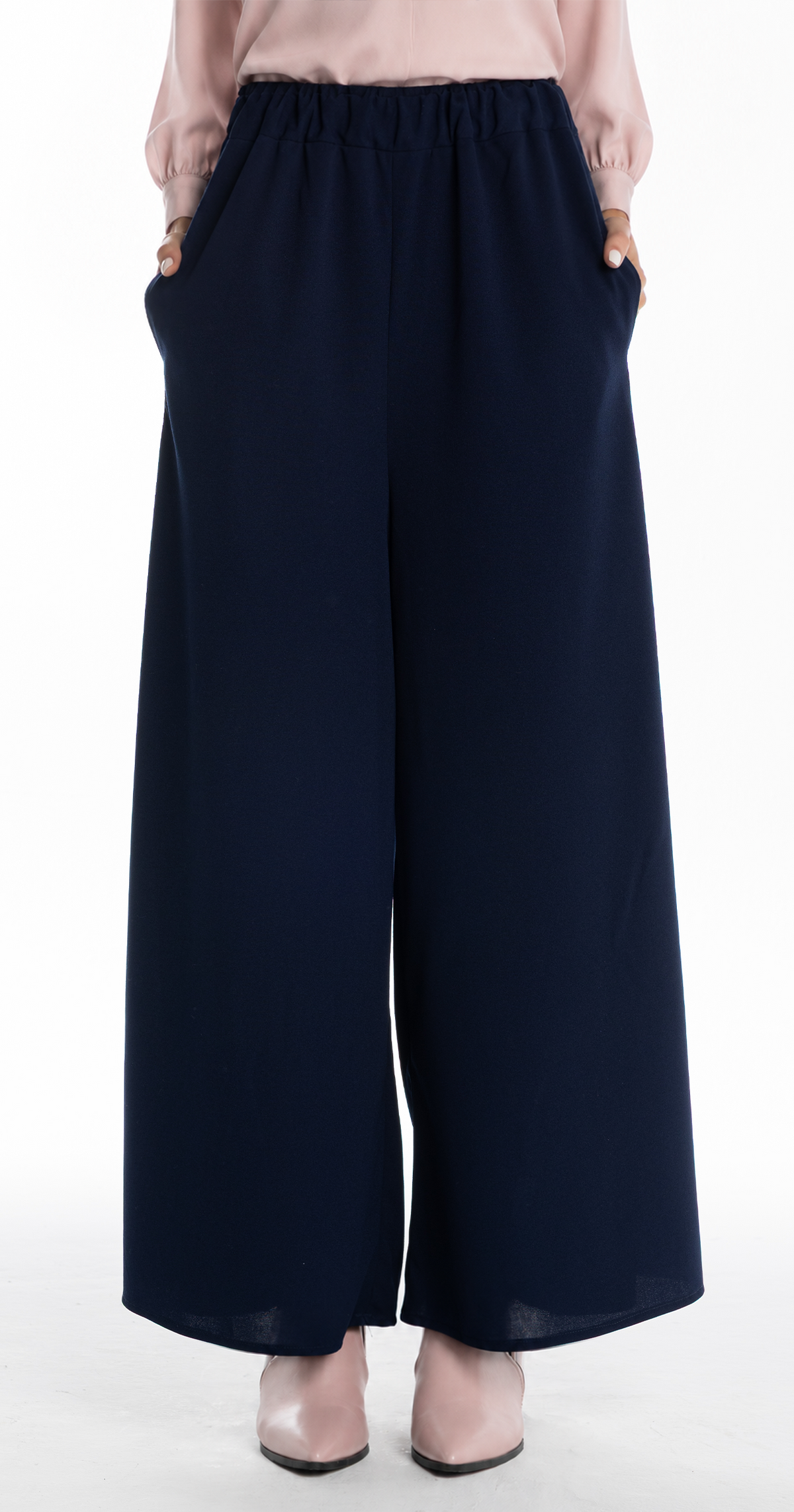 Sandra Palazzo Pants [Blue]