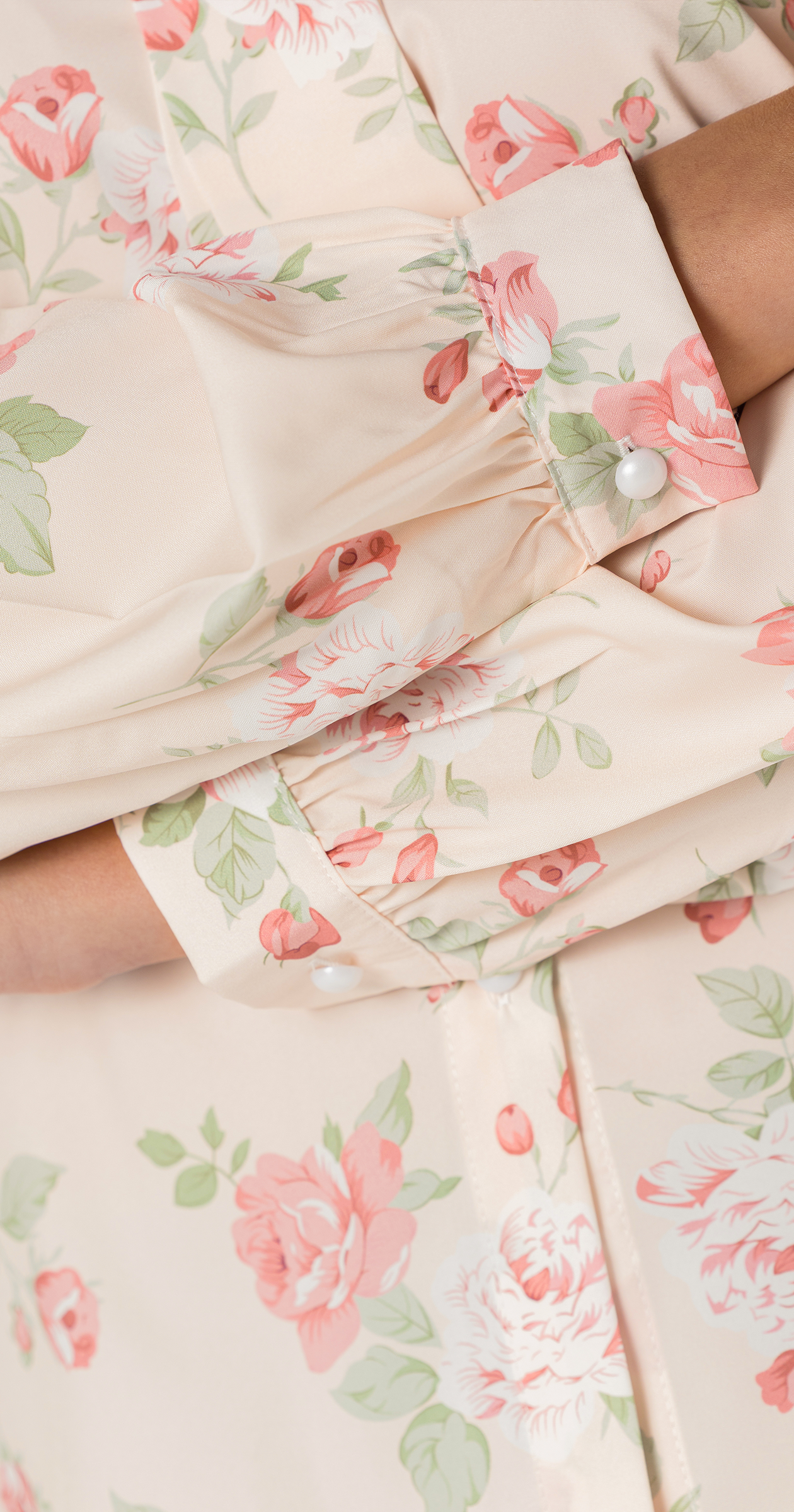 Noa Crepe Blouse/Flowery