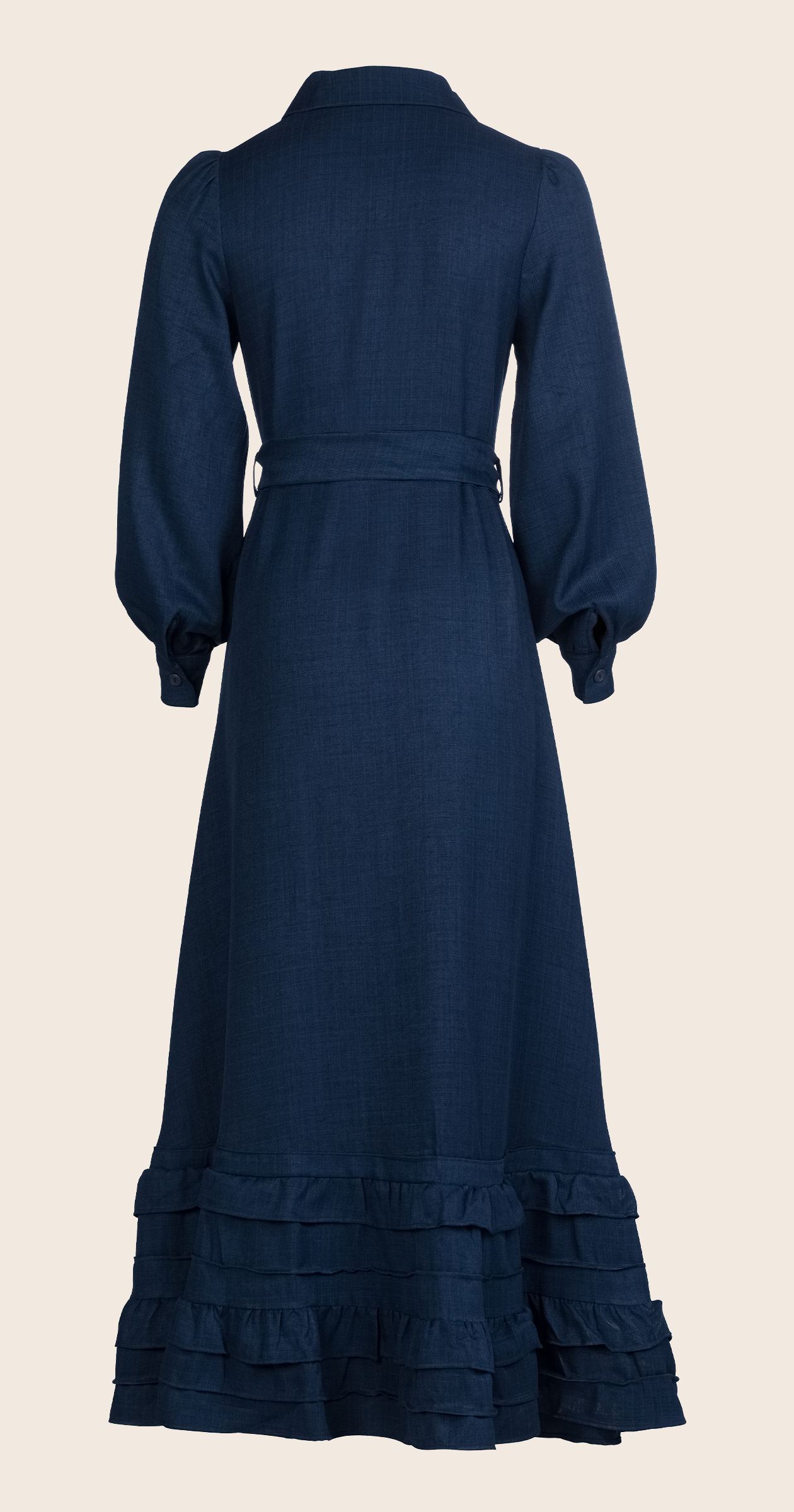 Samara dress with ruffles