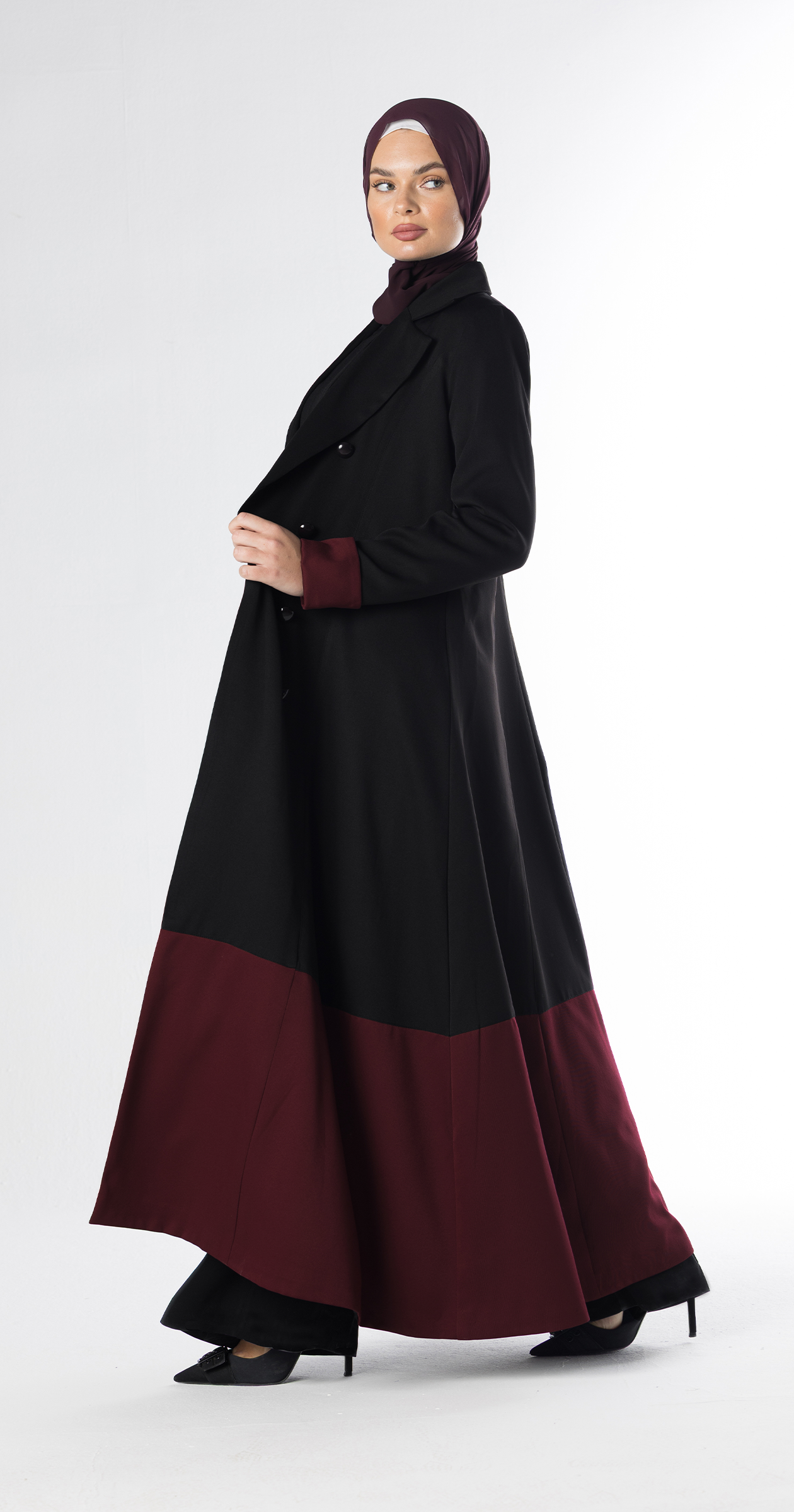 Wind Trench-style Abaya
