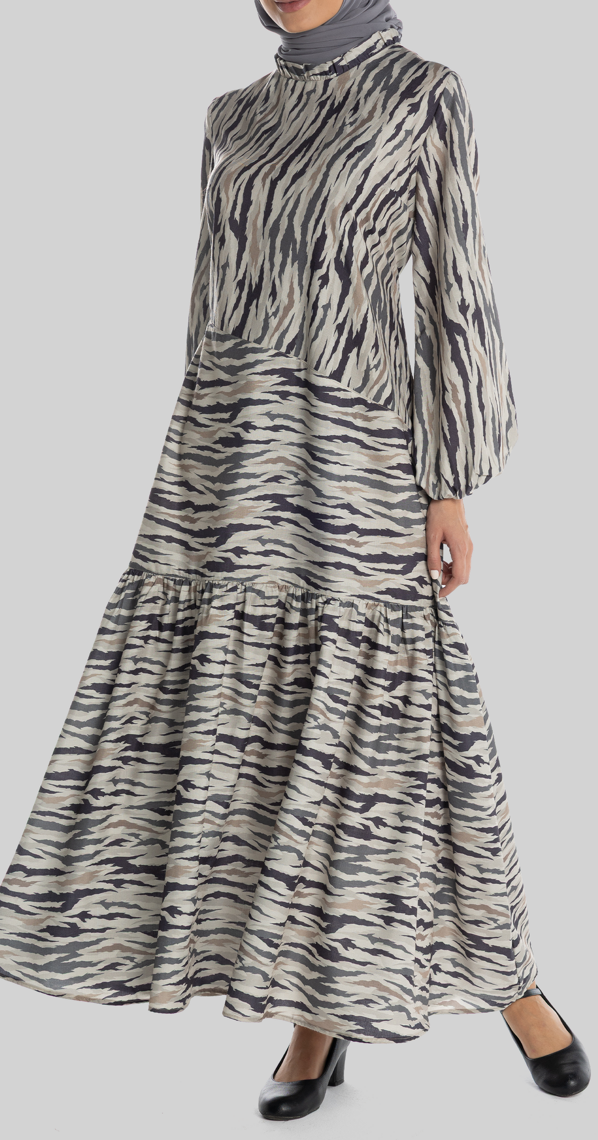 Rana Dress [Zebra]