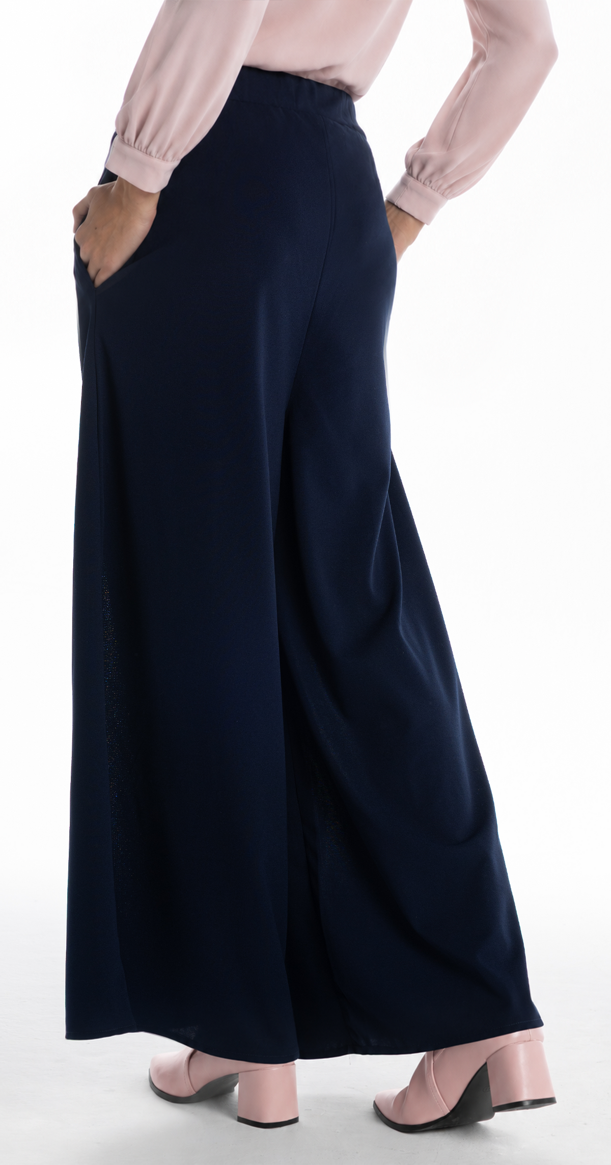 Sandra Palazzo Pants [Blue]