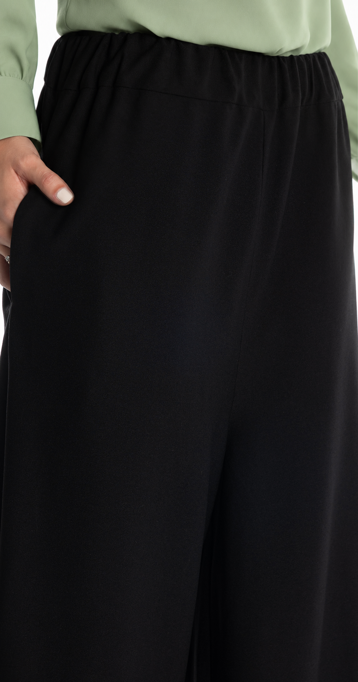Sandra Palazzo Pants [Black]