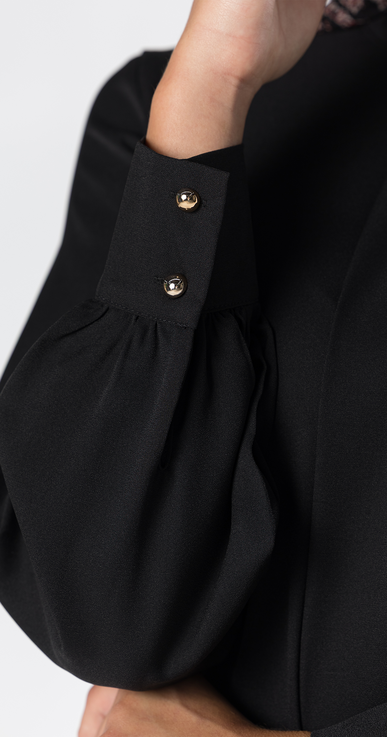 Noa Crepe Blouse/Black
