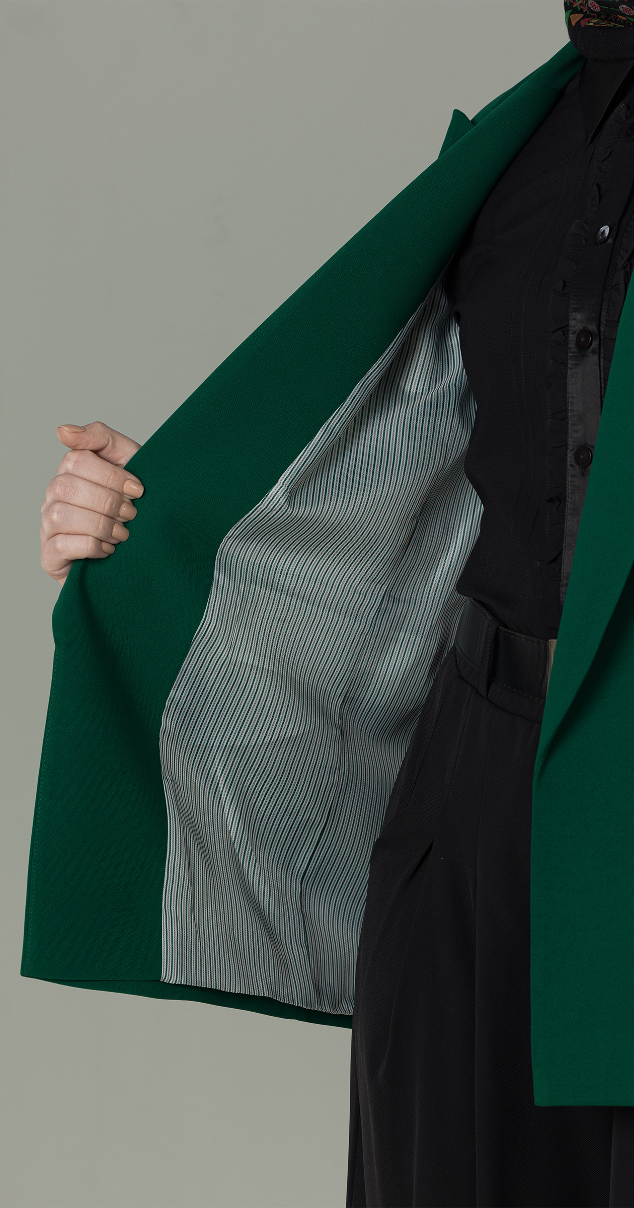 Emerald Green Structured Blazer