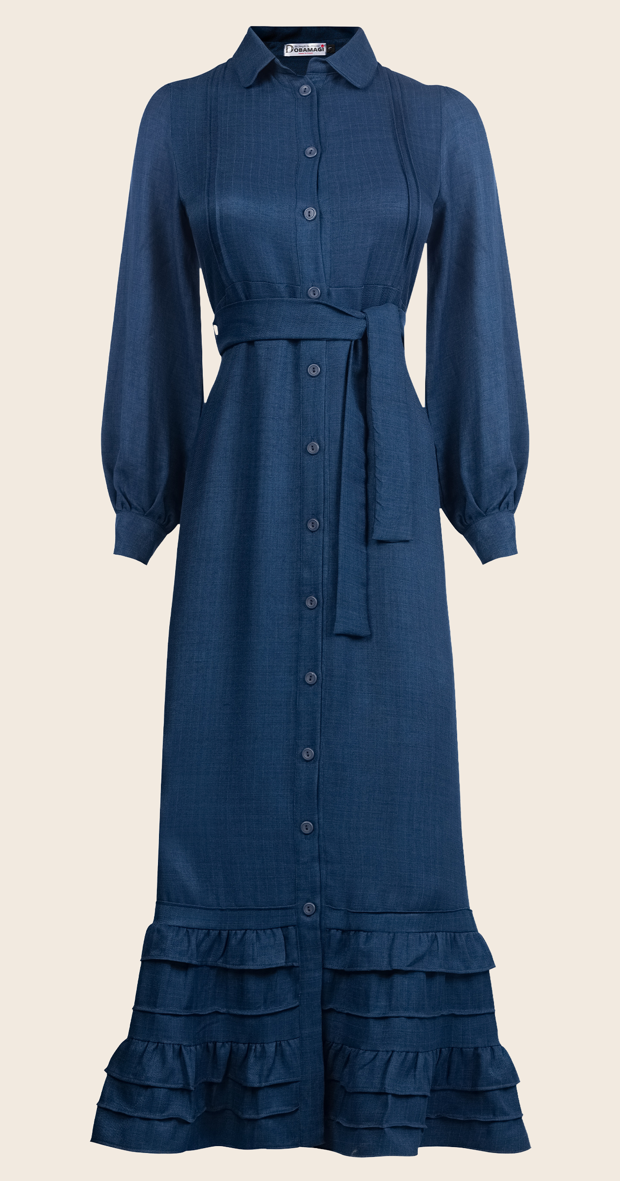 Samara dress with ruffles