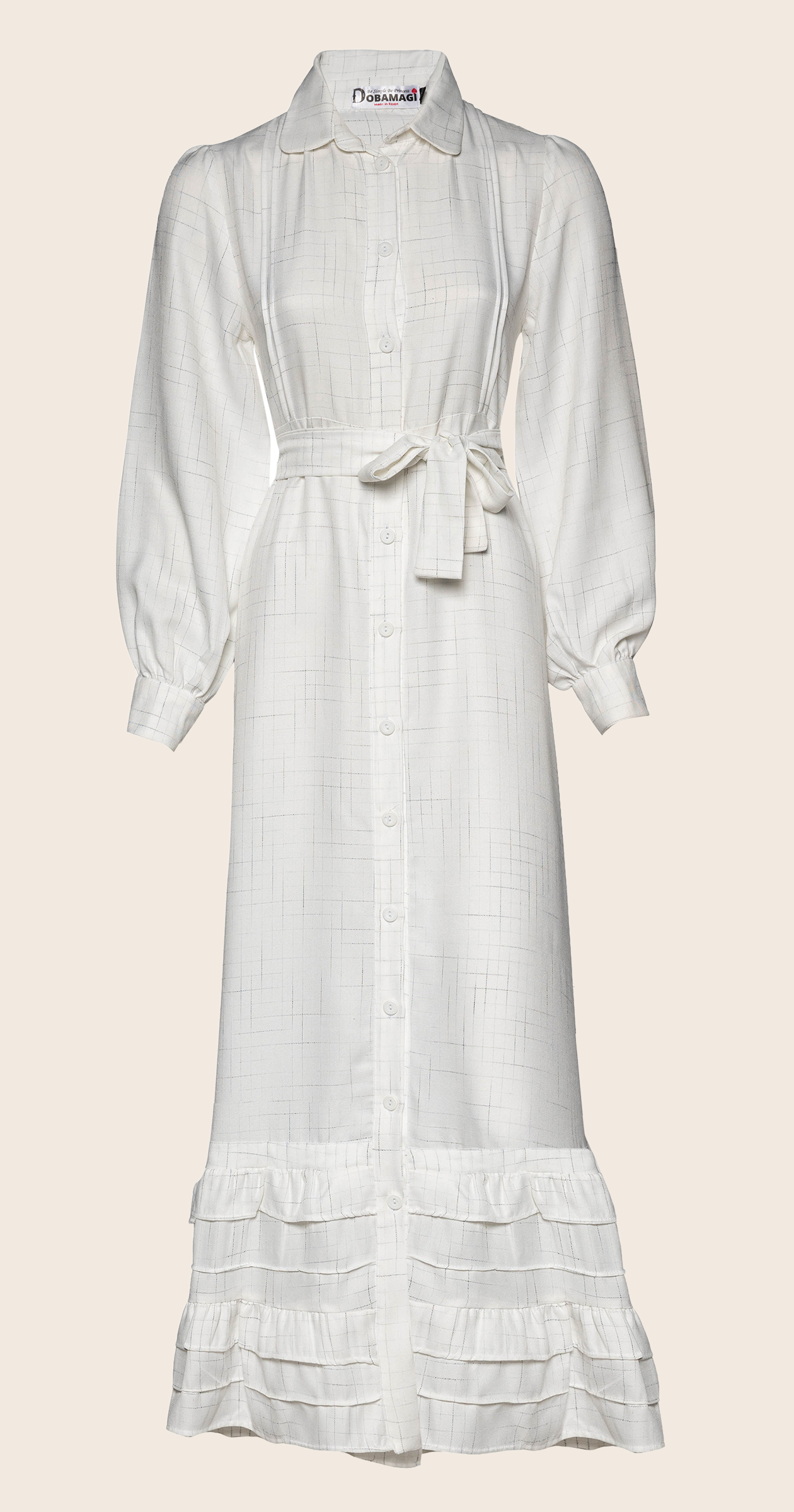 Samara dress with ruffles