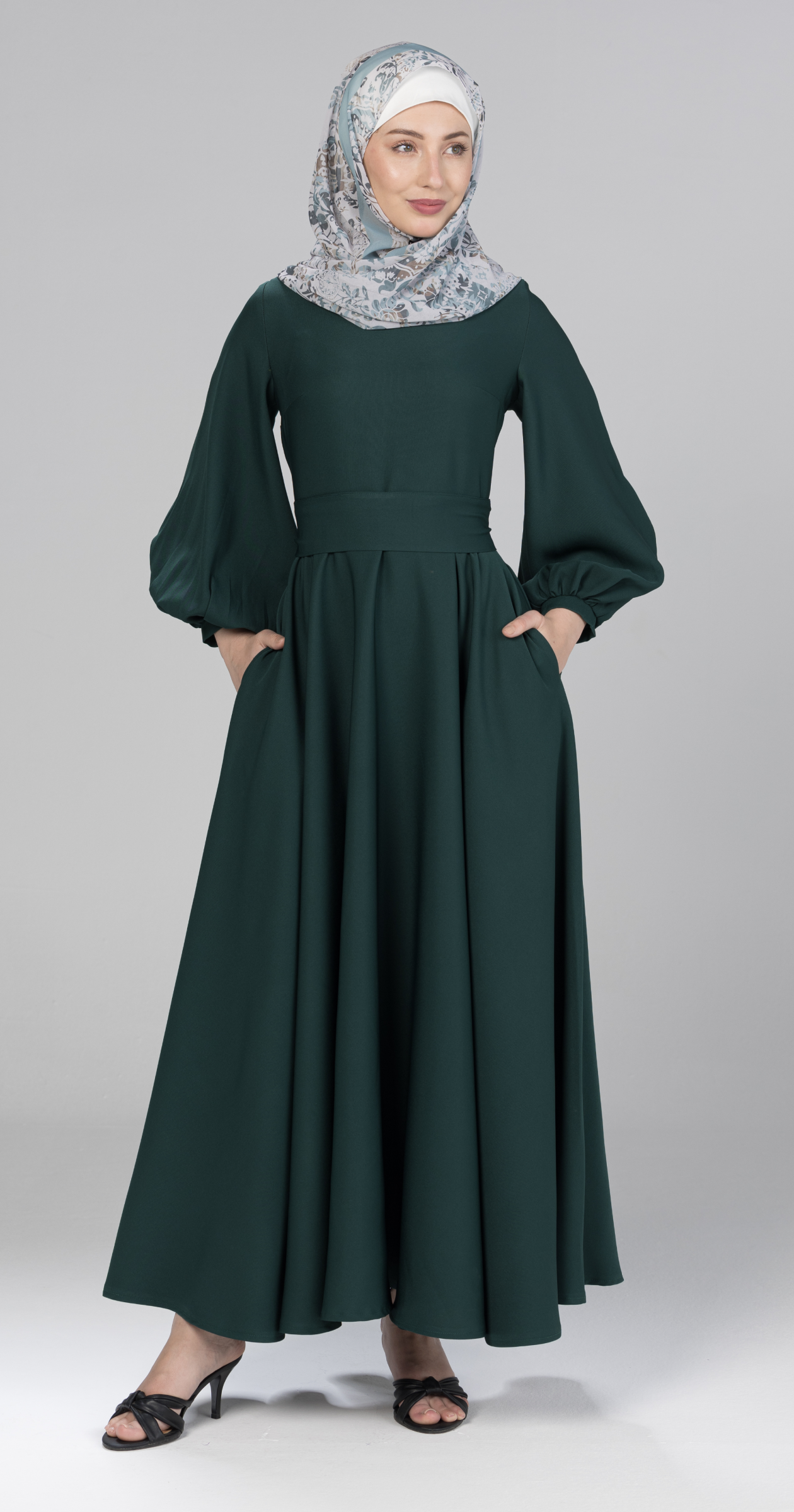 Master Piece/Bishop Sleeve Flare Dress