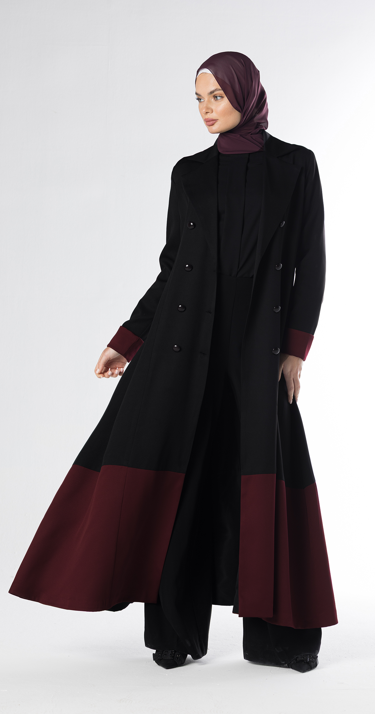 Wind Trench-style Abaya