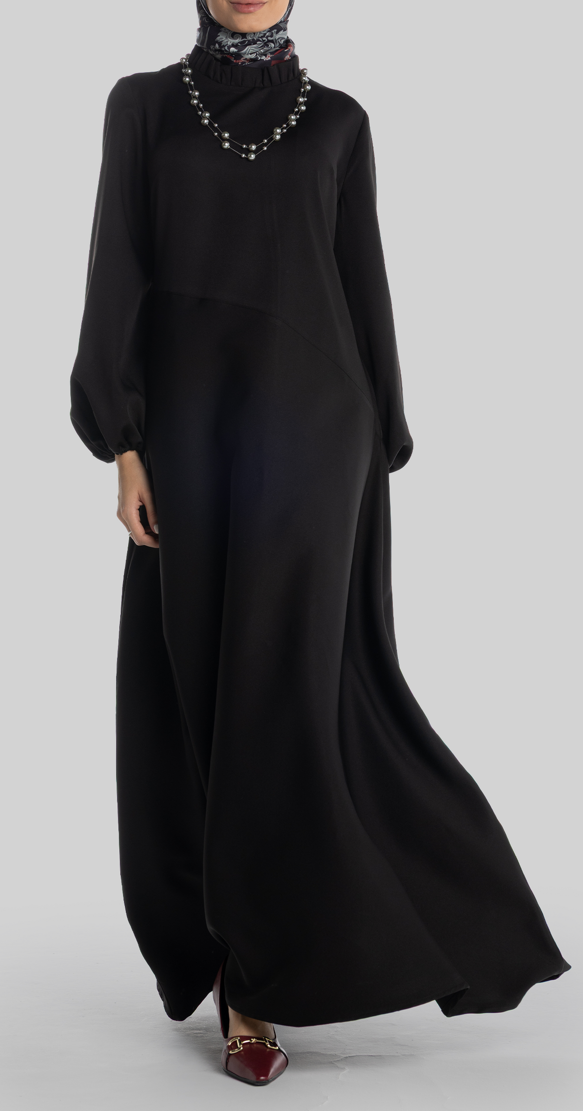 فستان رقية [أسود]