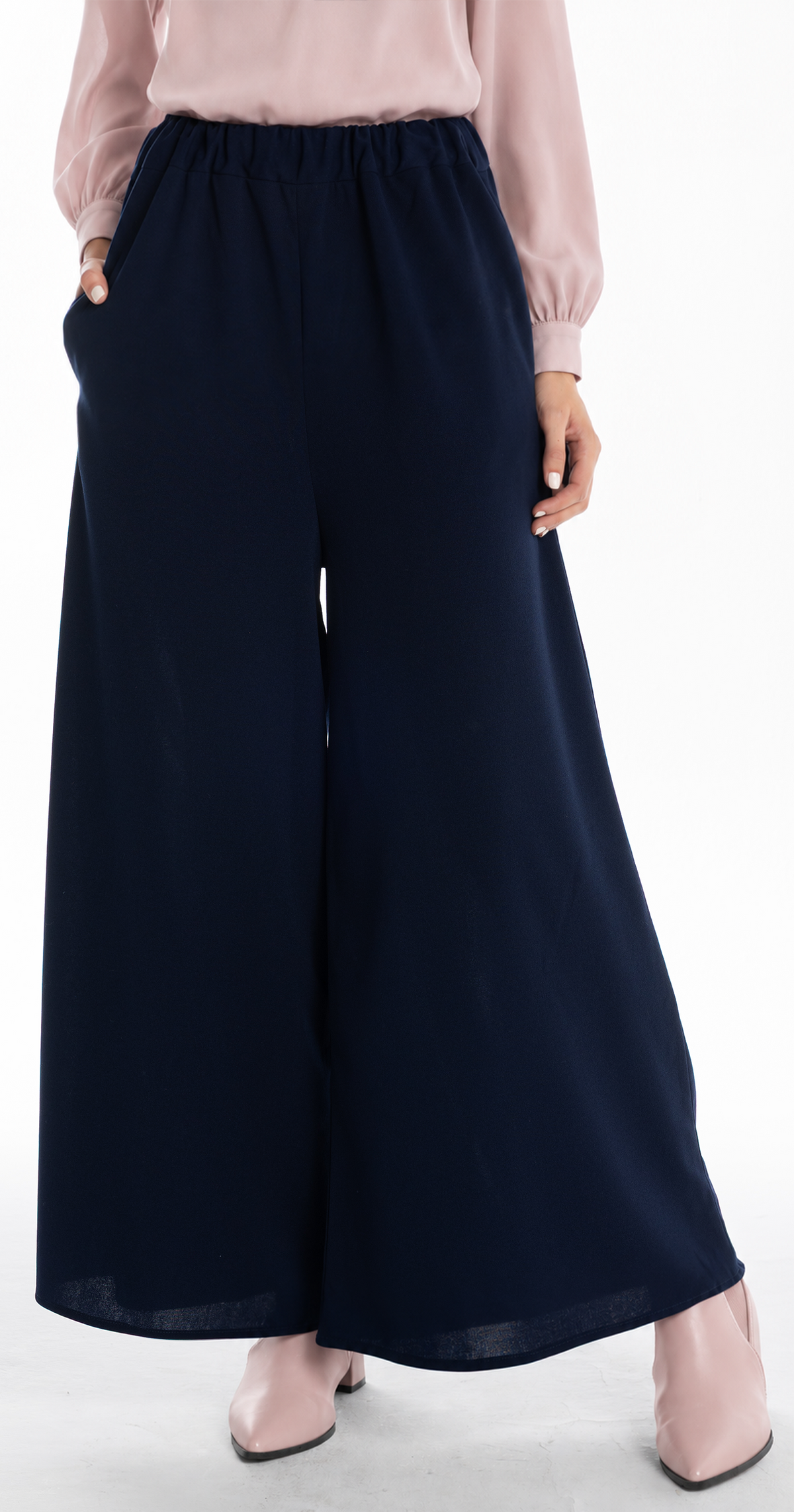 Sandra Palazzo Pants [Blue]