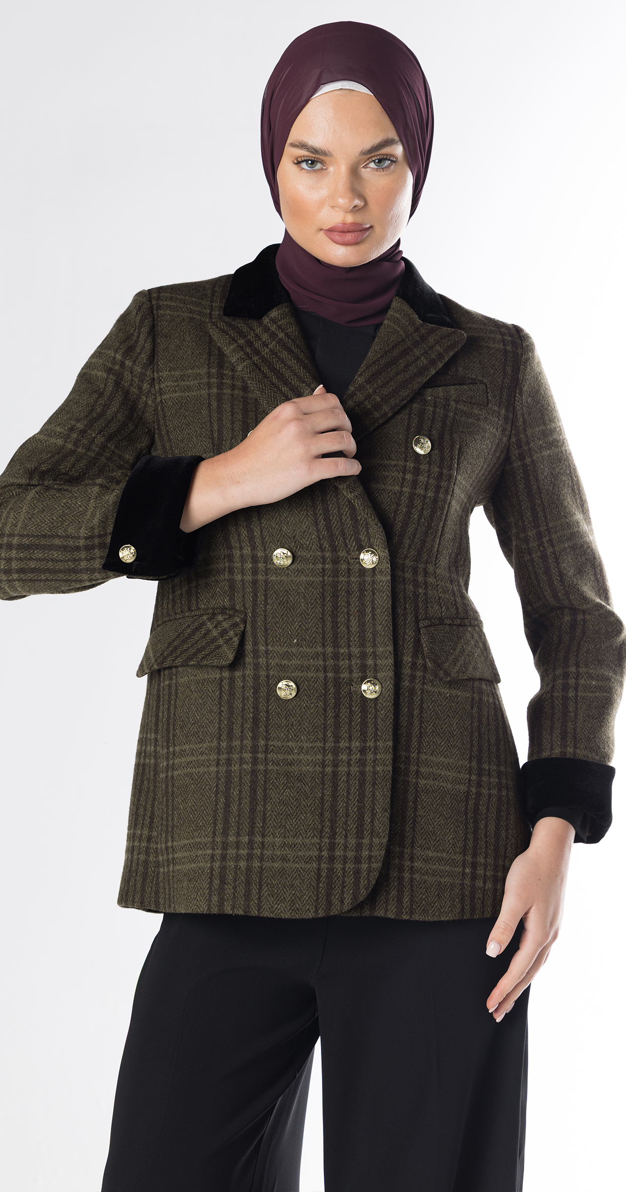 Brown Highland Luxe British Wool Blazer