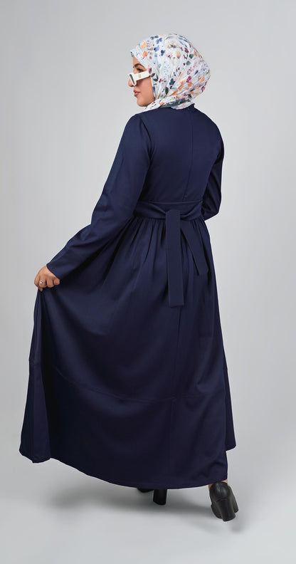 Sophia Modest Dress-Blue