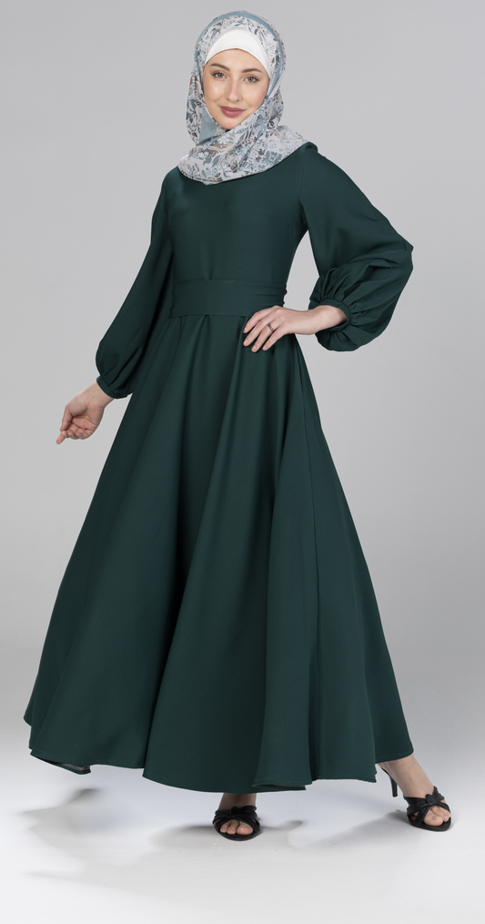 Master Piece/Bishop Sleeve Flare Dress (Pre-order/10-15 Days to be ready)
