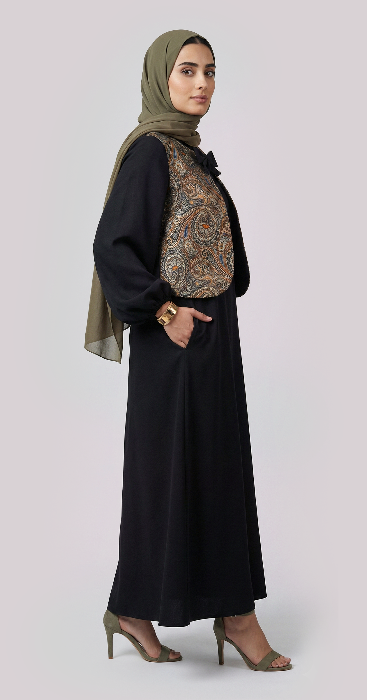 Tatolia Dress (Sleeveless Dress+Vest)