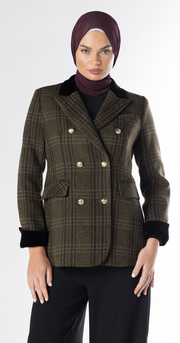 Brown Highland Luxe British Wool Blazer