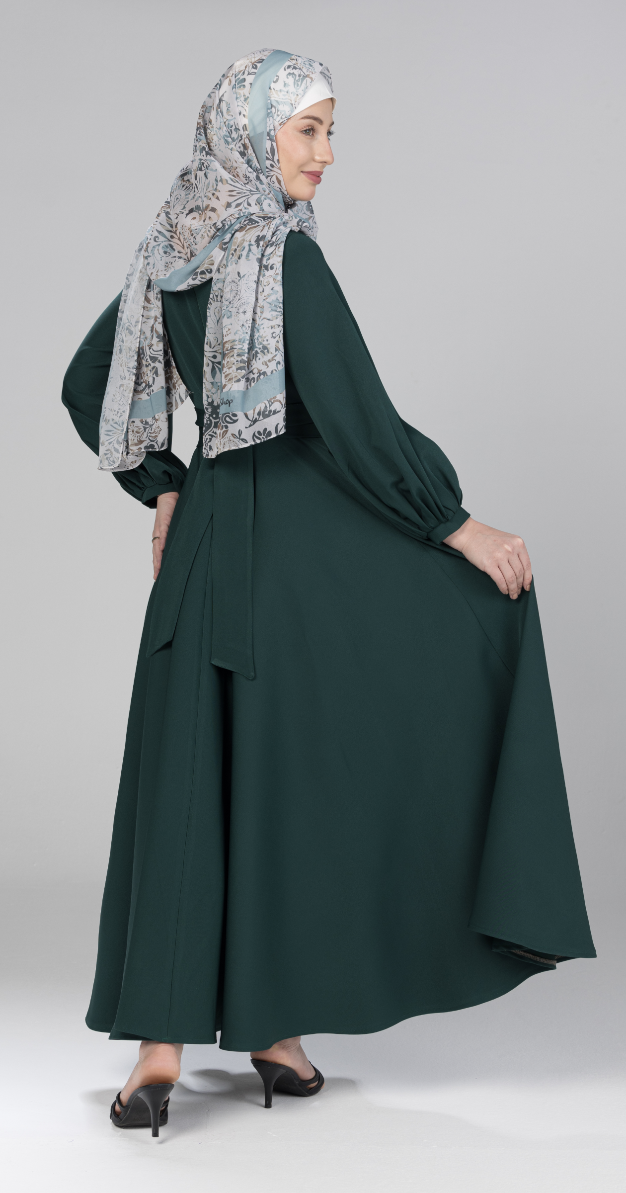 Master Piece/Bishop Sleeve Flare Dress