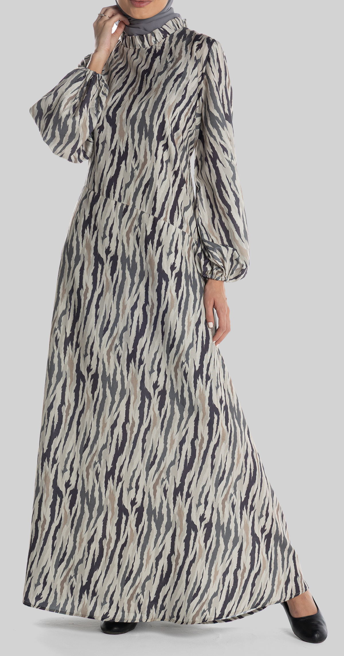 Ruqayya Dress [Zebra]