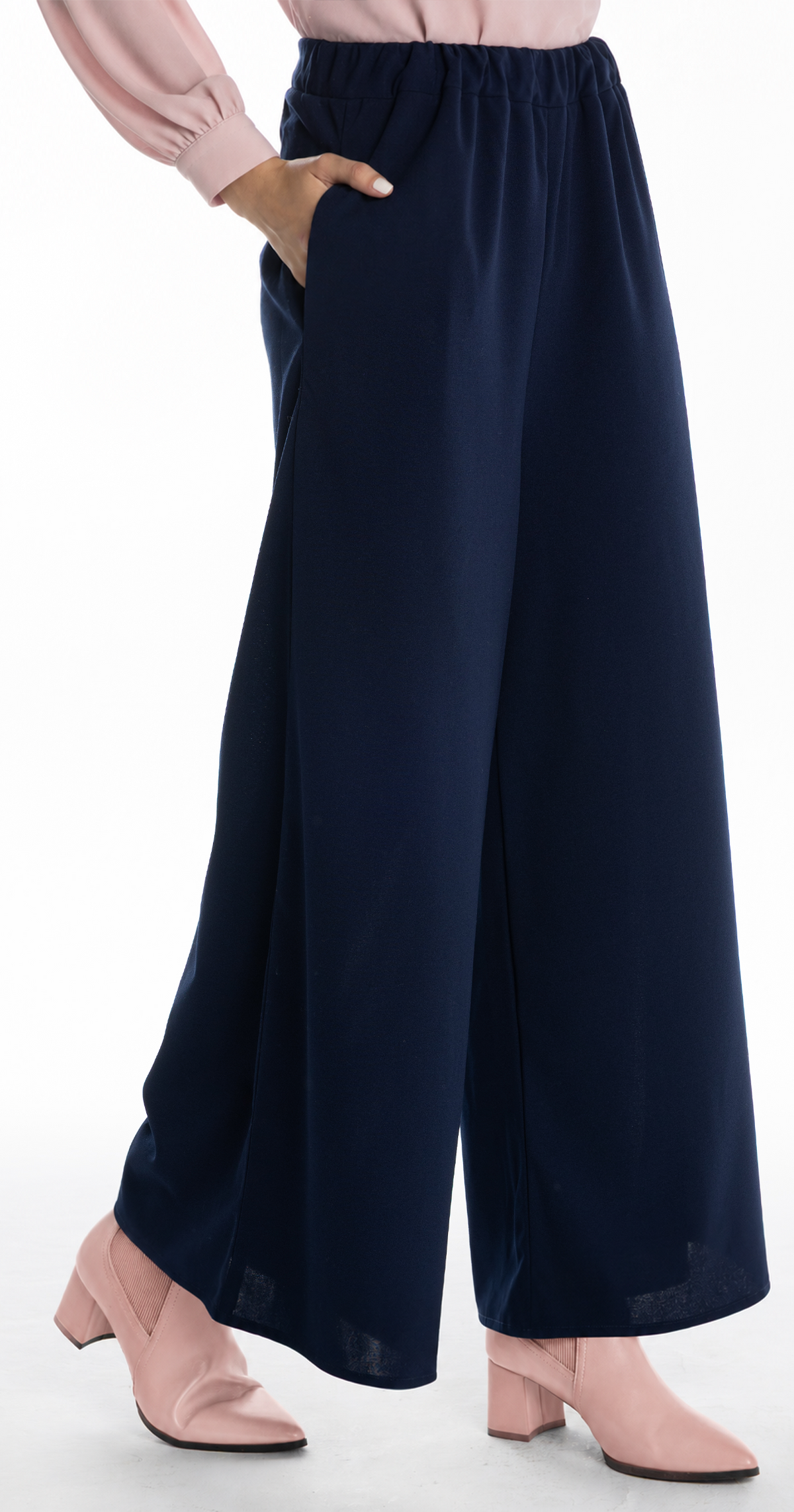 Sandra Palazzo Pants [Blue]