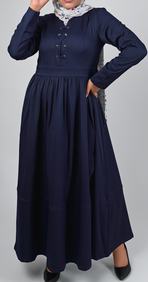 Sophia Modest Dress [Blue]