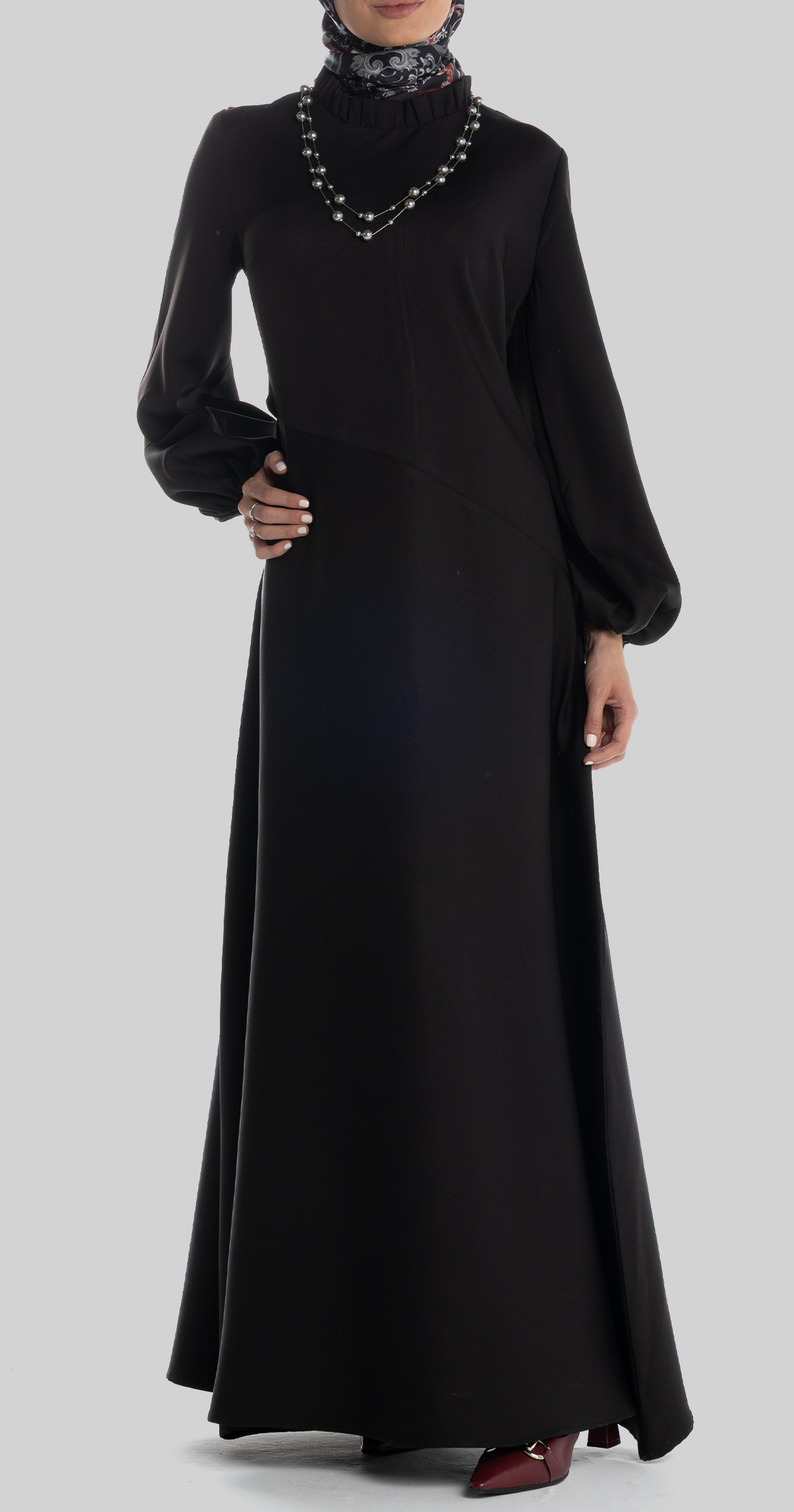 فستان رقية [أسود]