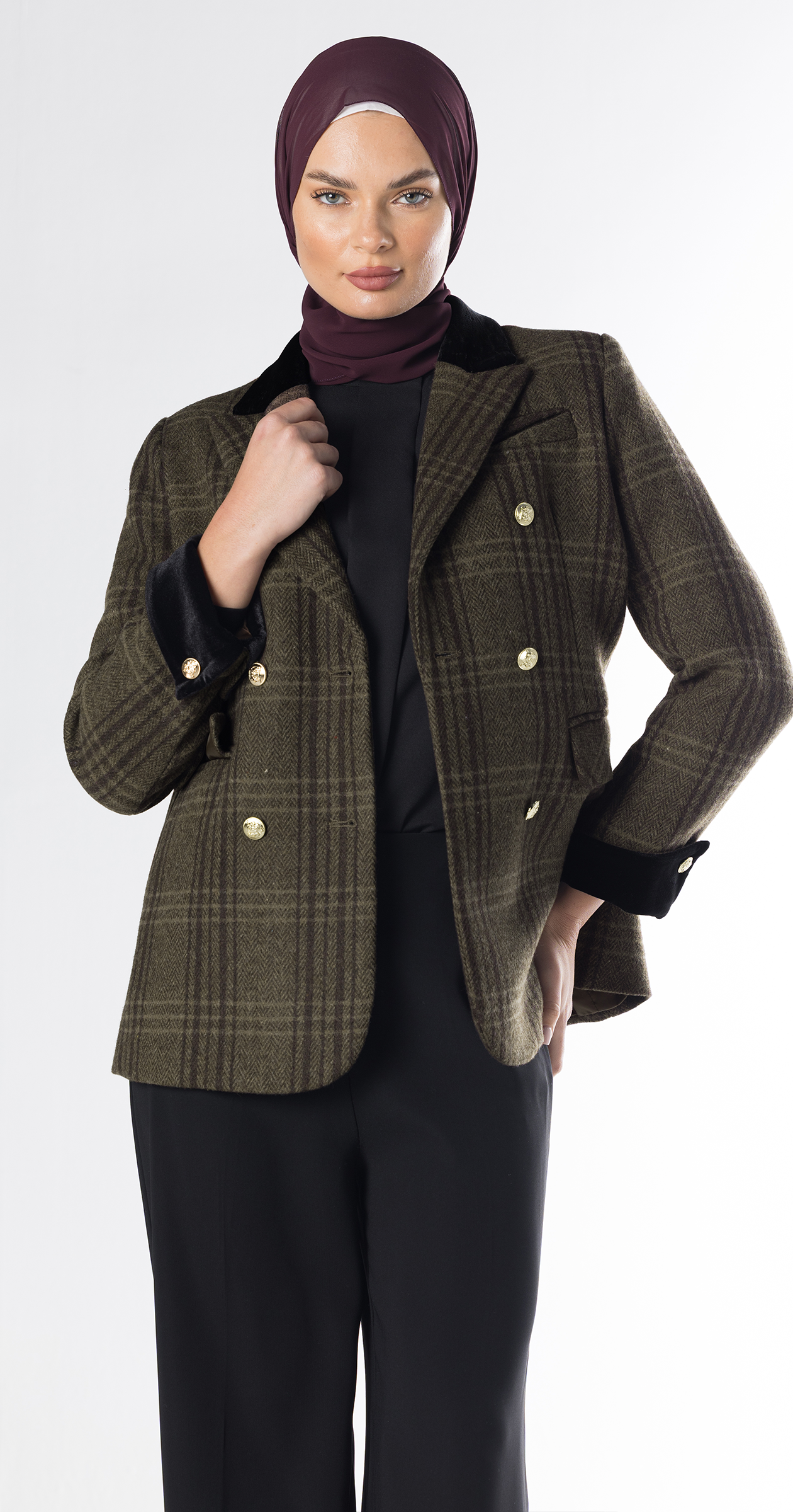 Brown Highland Luxe British Wool Blazer
