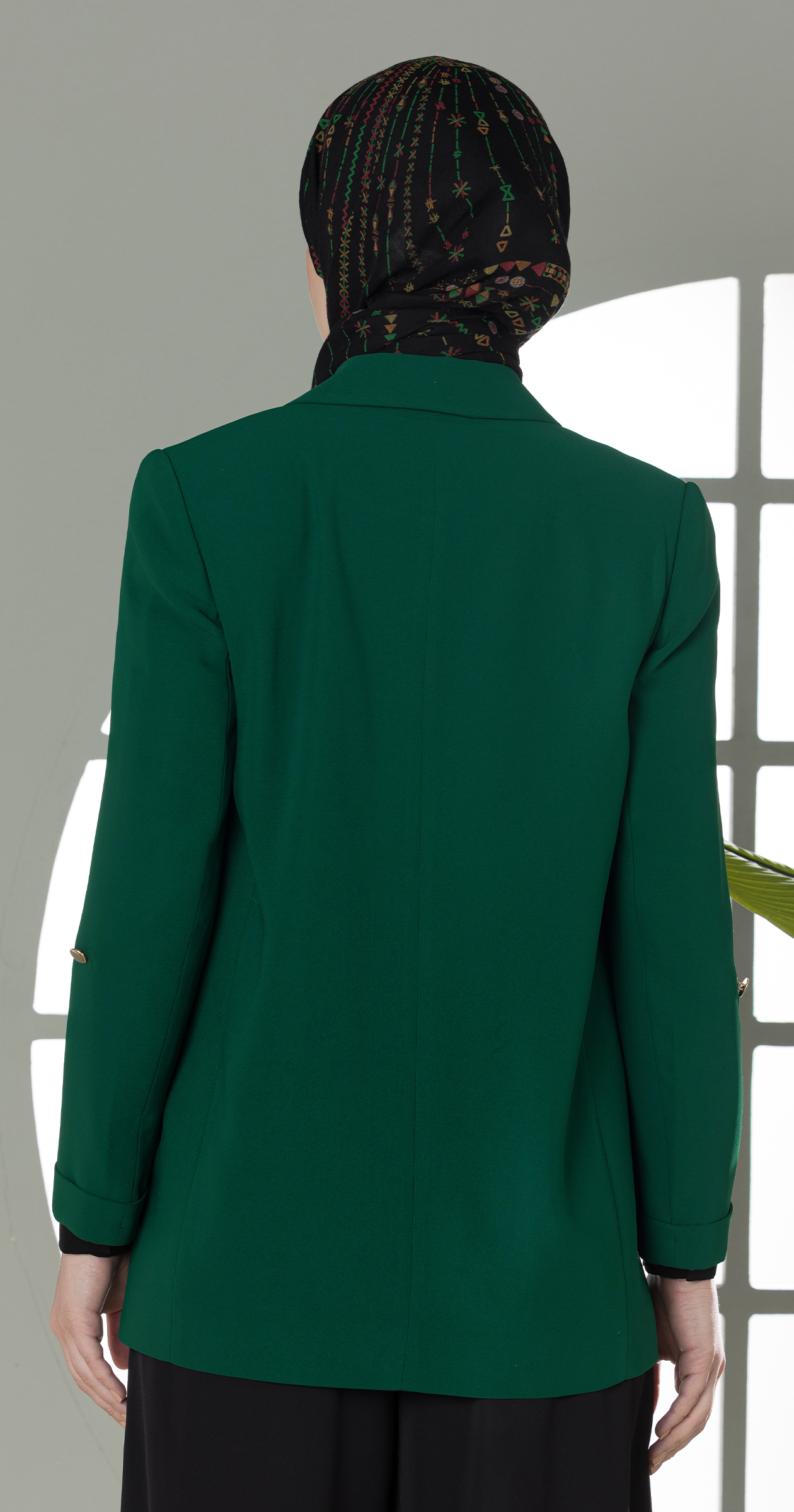 Emerald Green Structured Blazer