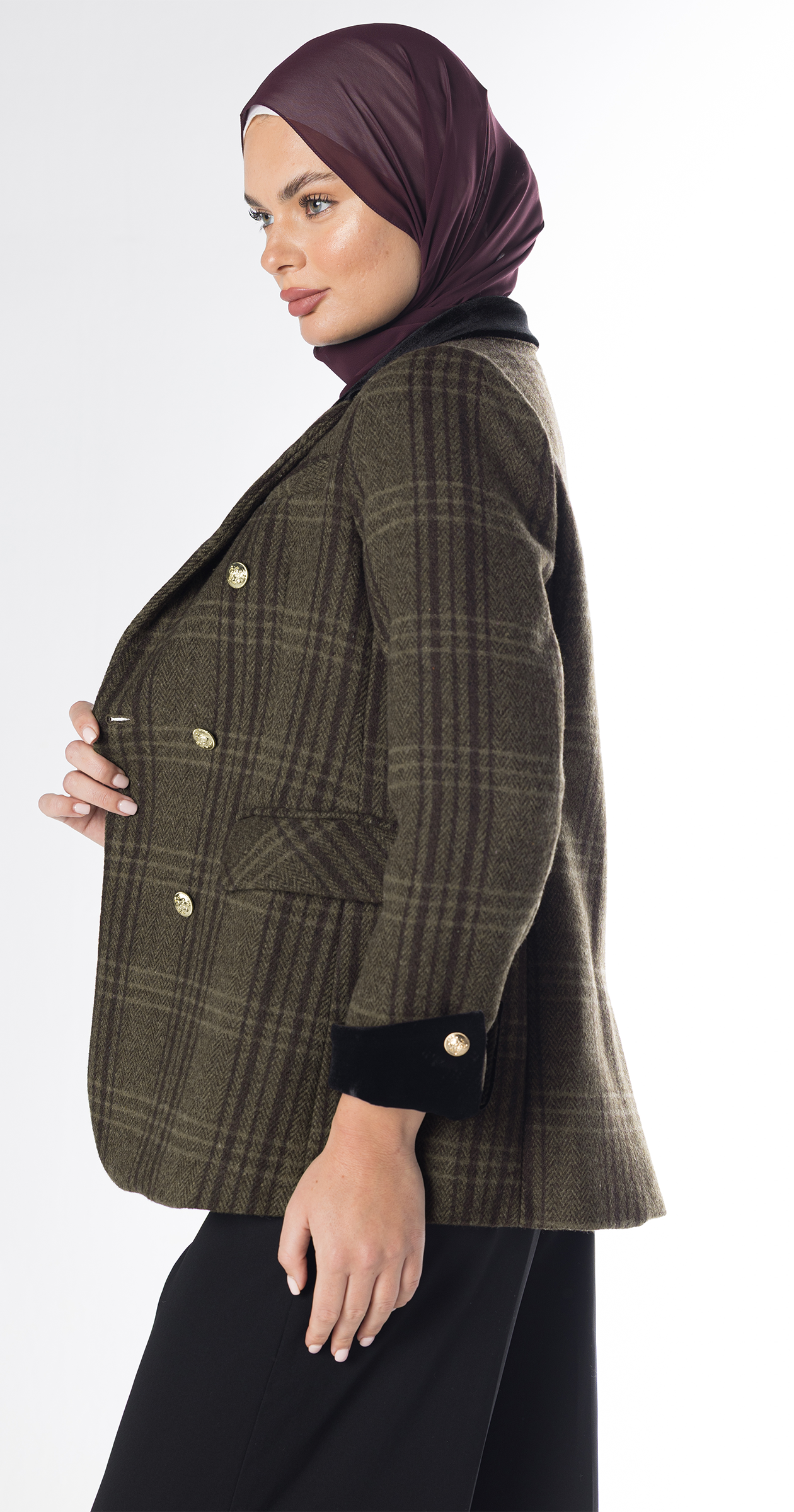 Brown Highland Luxe British Wool Blazer