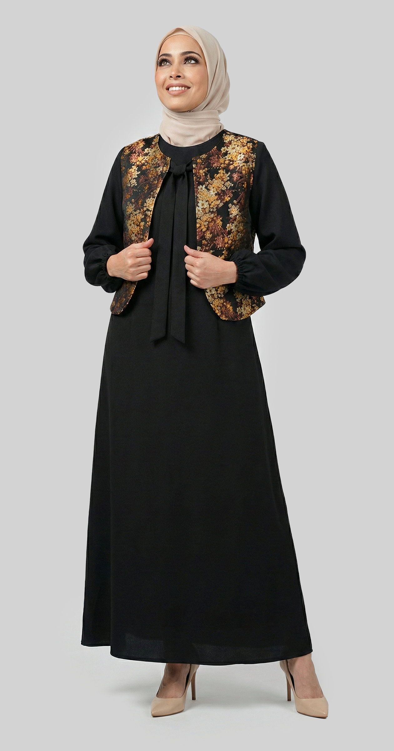 Tatolia Dress (Sleeveless Dress+Vest)