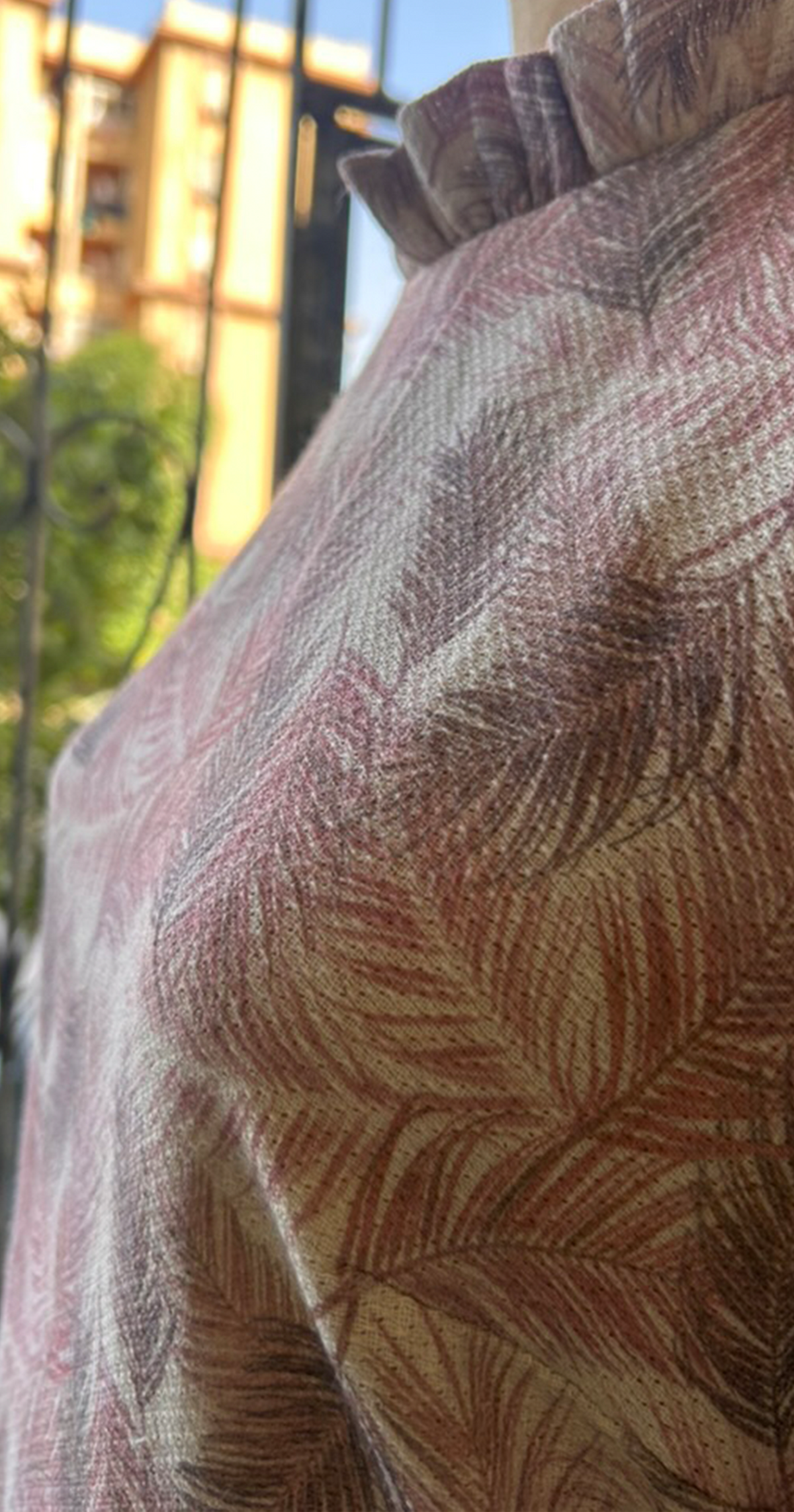Ruqayya Dress [Pink Feathers]
