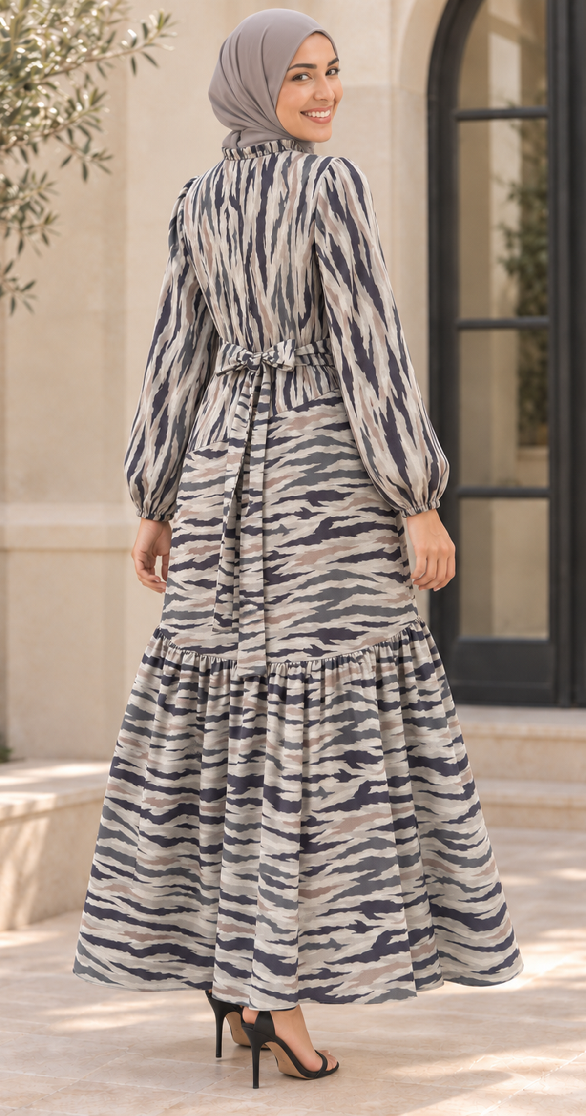 Rana Dress [Zebra]